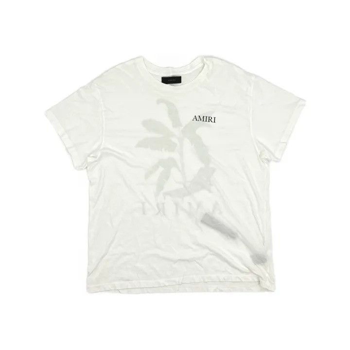 Amiri AMIRI Men's White SS21 Palm Tree Print T-Shirt Size US XL / EU 56 / 4 - 1 Thumbnail