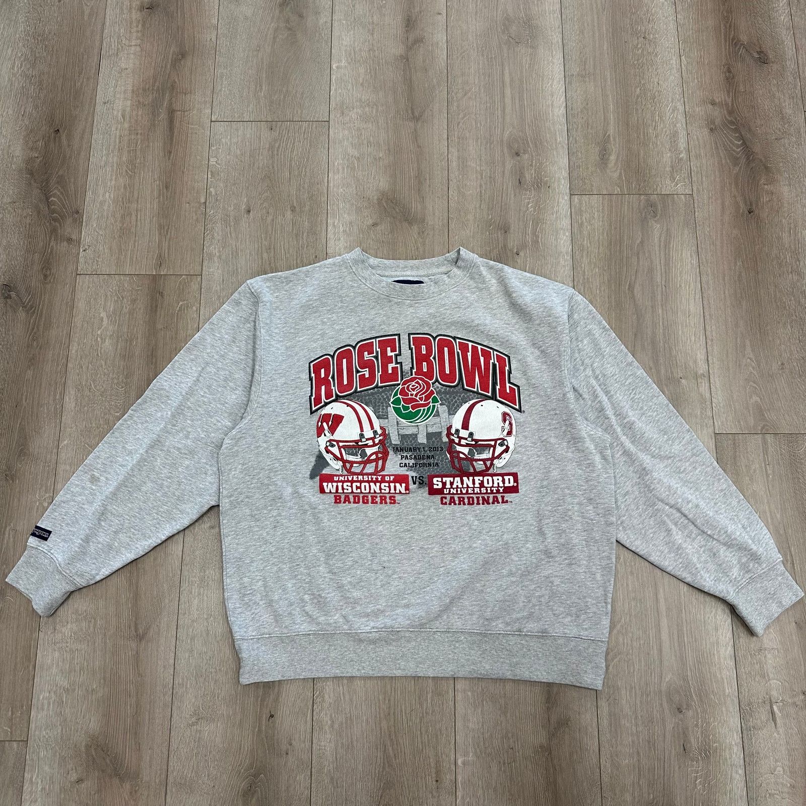NFL × Vintage 2013 Rose Bowl Badgers Vs. Cardinals Crewneck Sweater Large Size US L / EU 52-54 / 3 - 1 Thumbnail