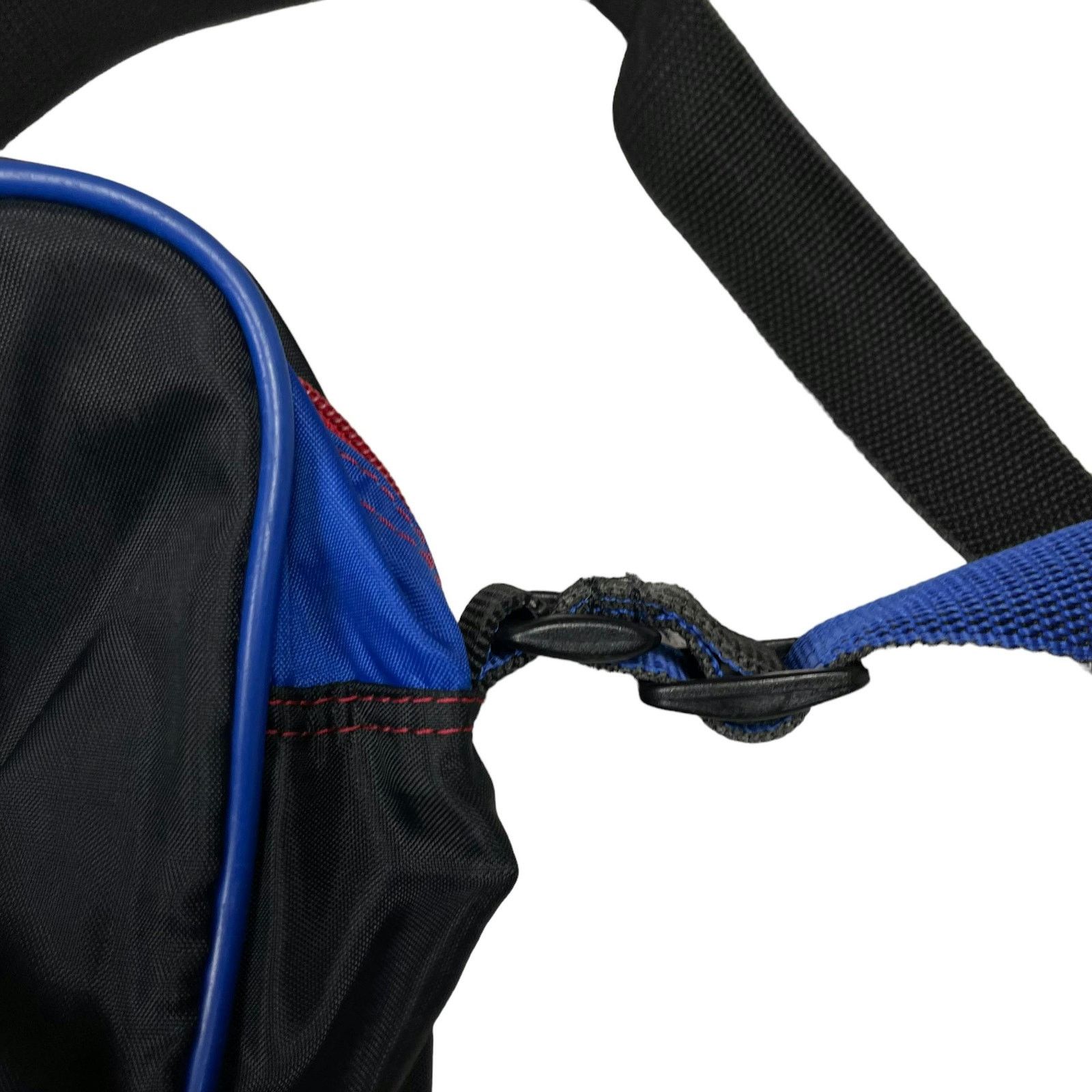 Adidas × Vintage Adidas Adults Black Blue Zipper Logo Crossbody Backpack Size ONE SIZE - 5 Thumbnail