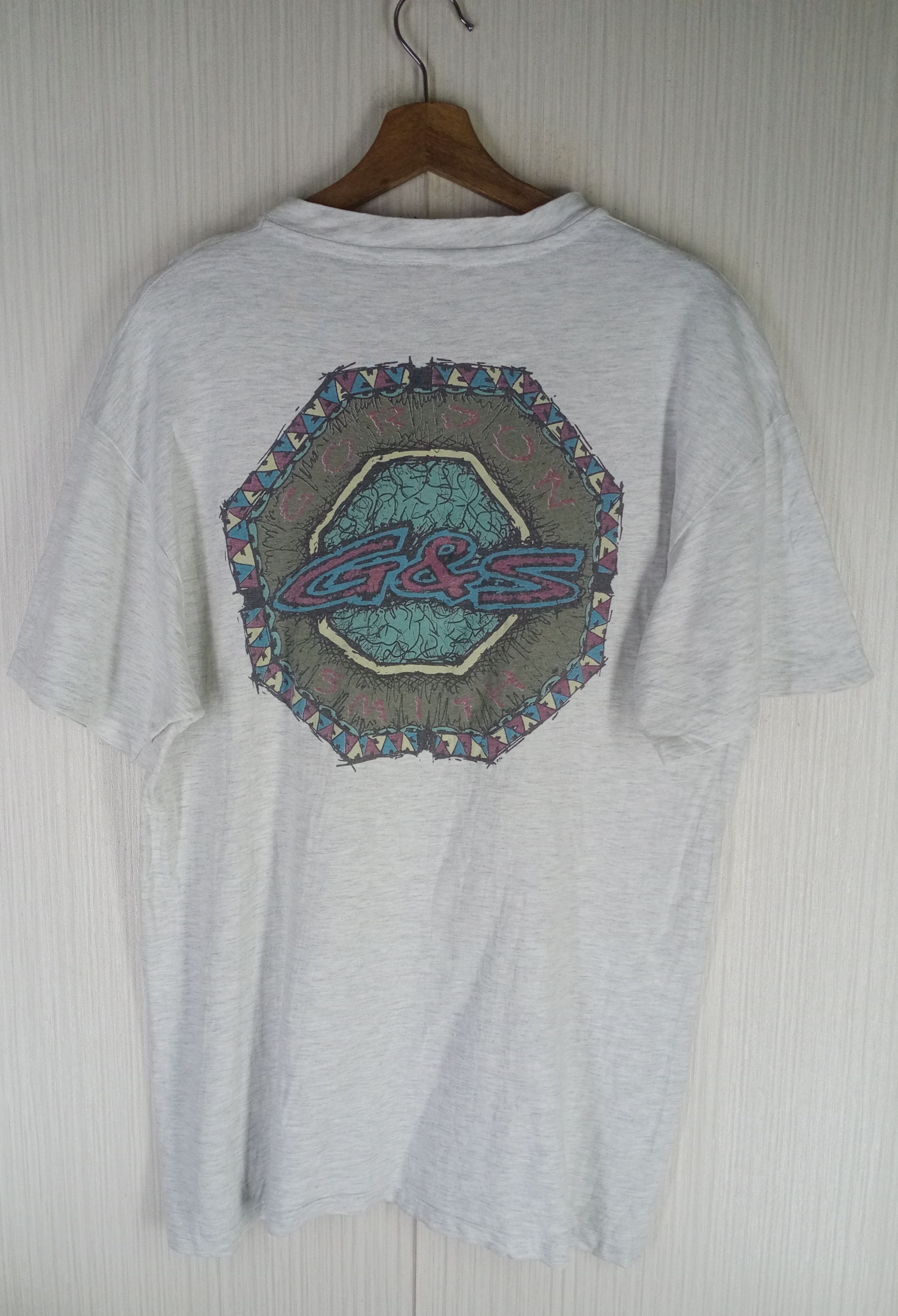 Hook-Ups Very Rare Vintage 90a Gordon Smith Skateboards Tshirt Size US L / EU 52-54 / 3 - 2 Thumbnail