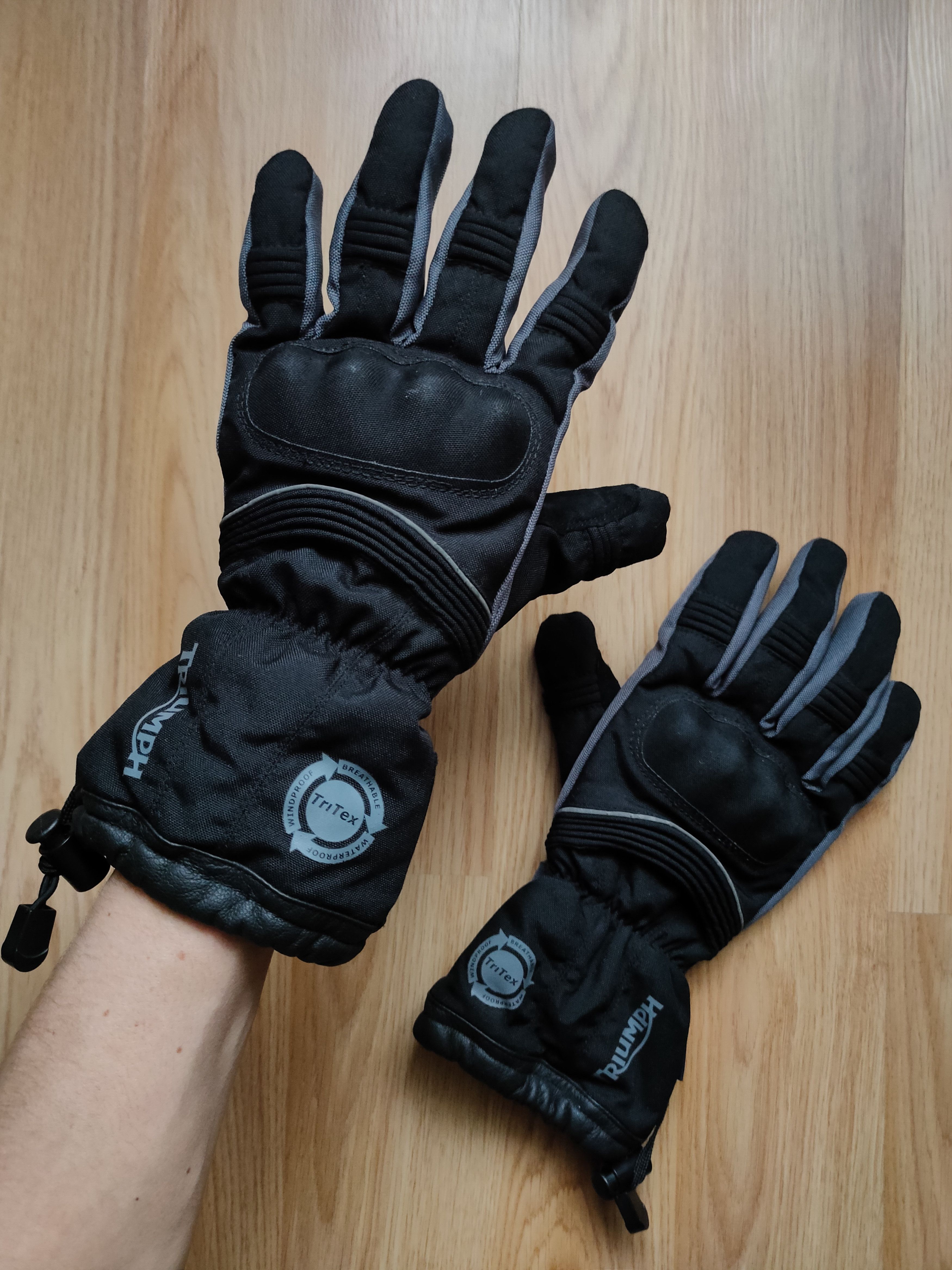 Indian Motorcycle Motorcycle gloves Triumph Tritex L-XL moto gloves waterproof Size ONE SIZE - 6 Thumbnail
