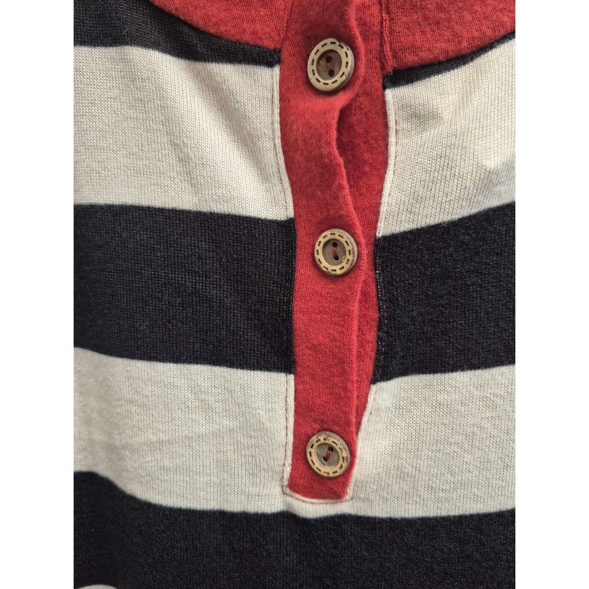 Other Jade By Jane Striped Long Sleeve Tunic Top 3XL Red & Black W Size 3XL / US 20-22 - 4 Thumbnail