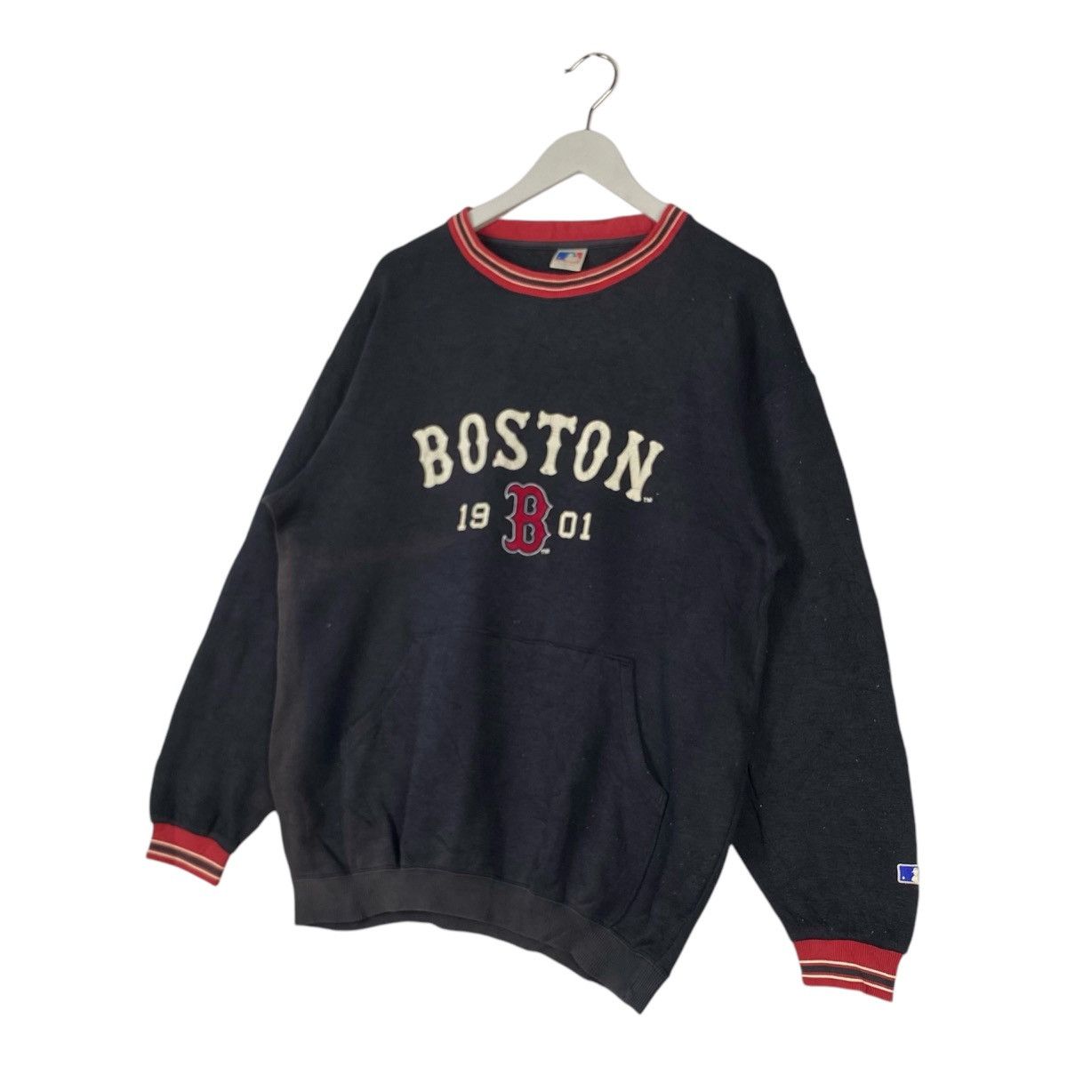 Designer × Vintage Vintage Major League Baseball Boston Spell Out Pull Jumper Size US L / EU 52-54 / 3 - 2 Thumbnail