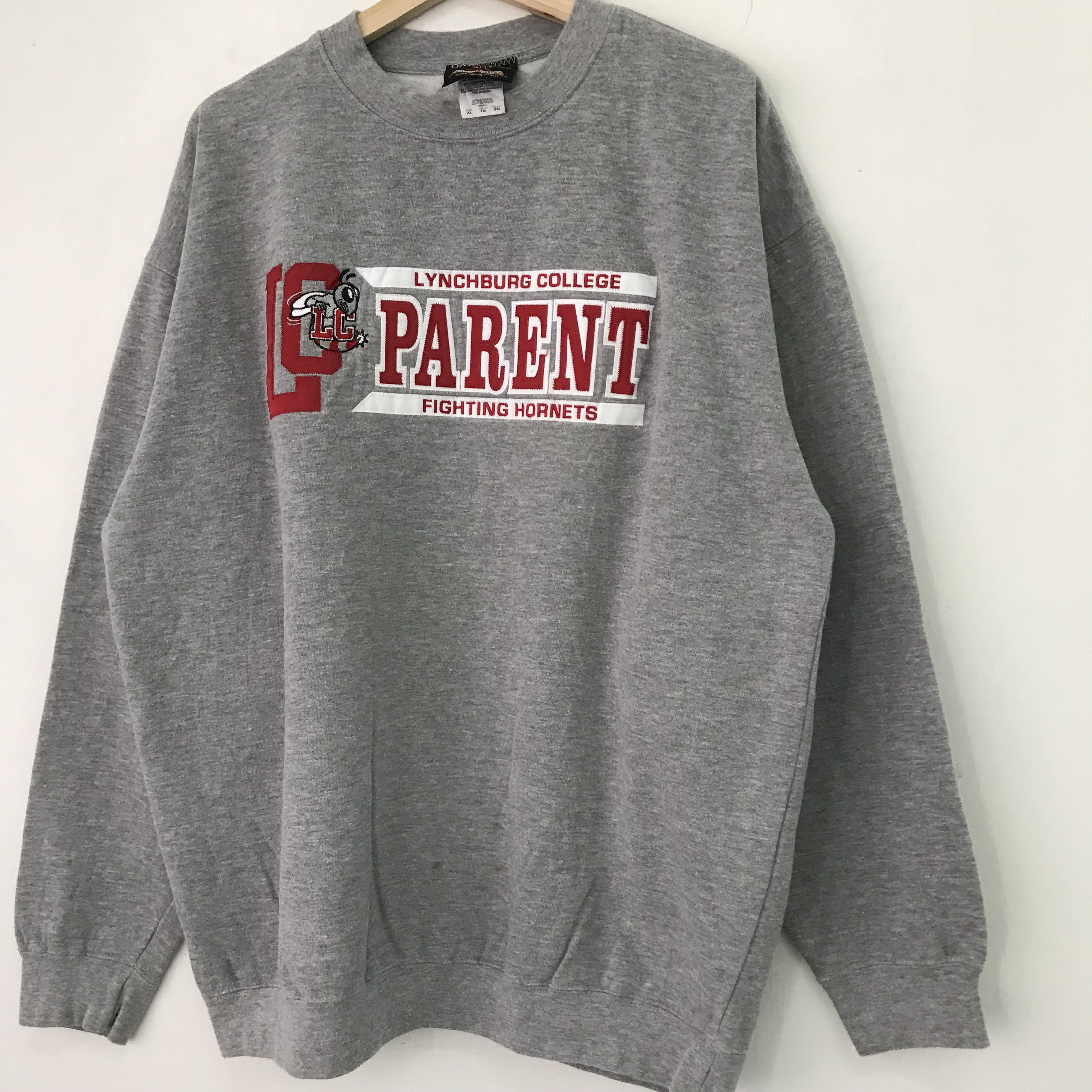 Vintage Vintage University Of Lynchburg Gray Sweatshirt Large - 374 Size US L / EU 52-54 / 3 - 3 Thumbnail