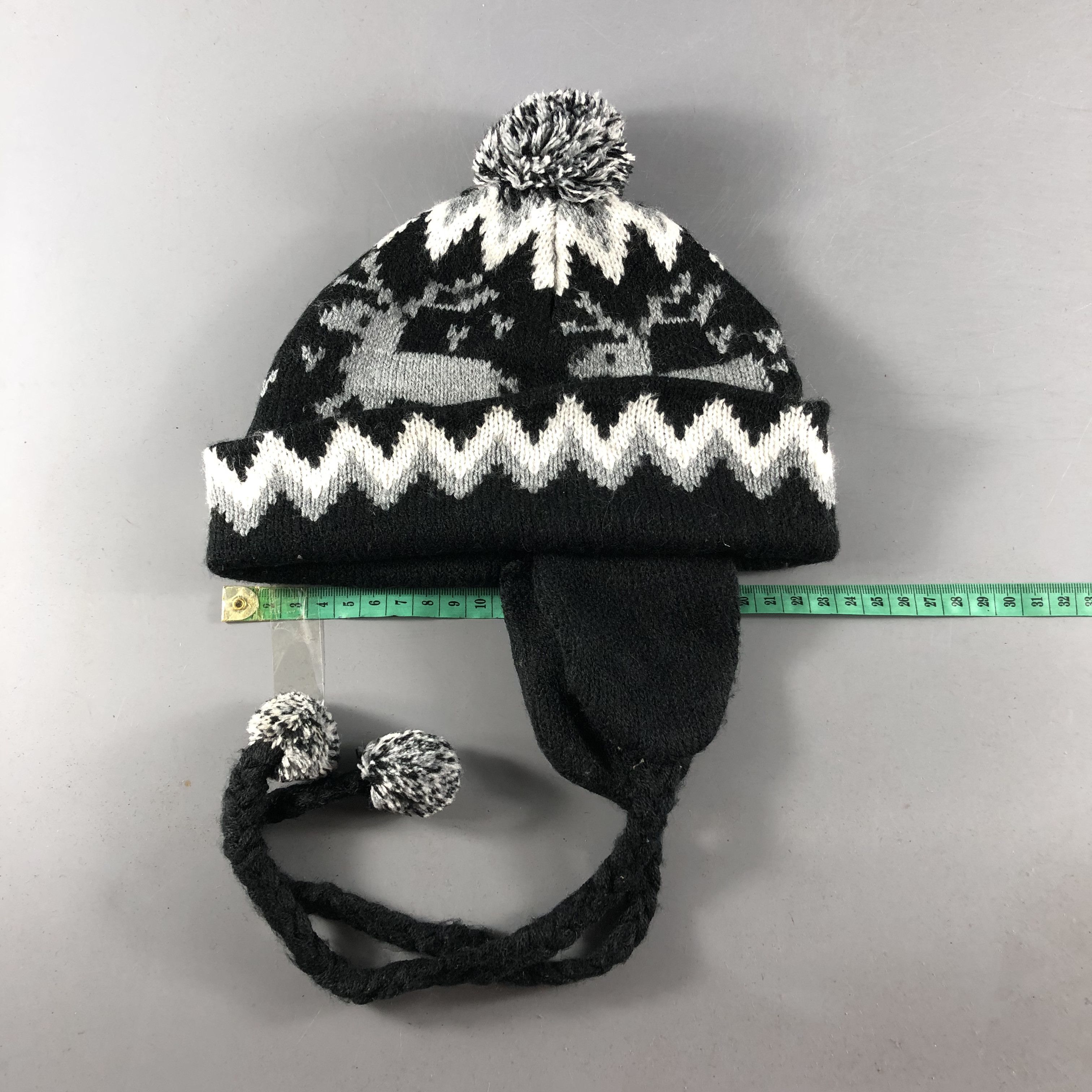 Comme Ca Ism Comme Ca Ism Fair Isle Earflap Beanie Snowcap Snow Hat B1055 Size ONE SIZE - 3 Thumbnail