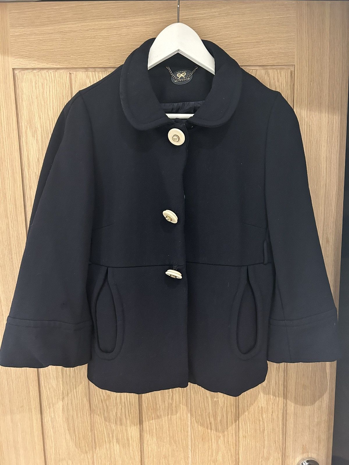 Anya Hindmarch Anya Hindmarch pea coat navy Size M / US 6-8 / IT 42-44 - 1 Thumbnail