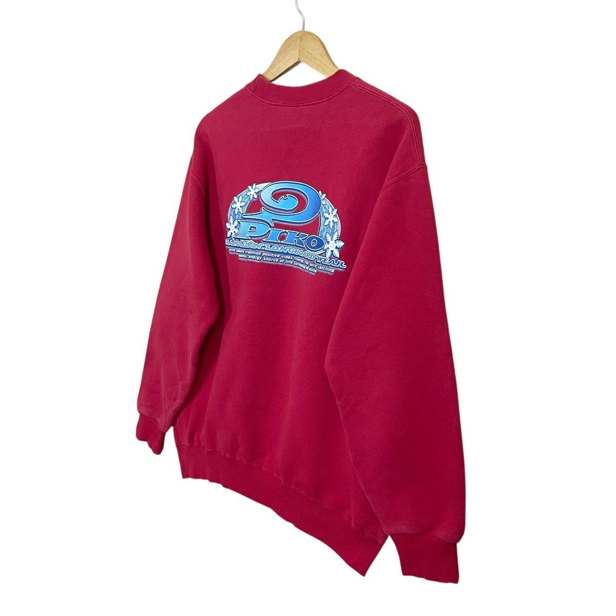 Life's a Beach Vintage 90’s Piko Surf Hawaiian Longboard Wear Sweatshirt Size US M / EU 48-50 / 2 - 3 Thumbnail