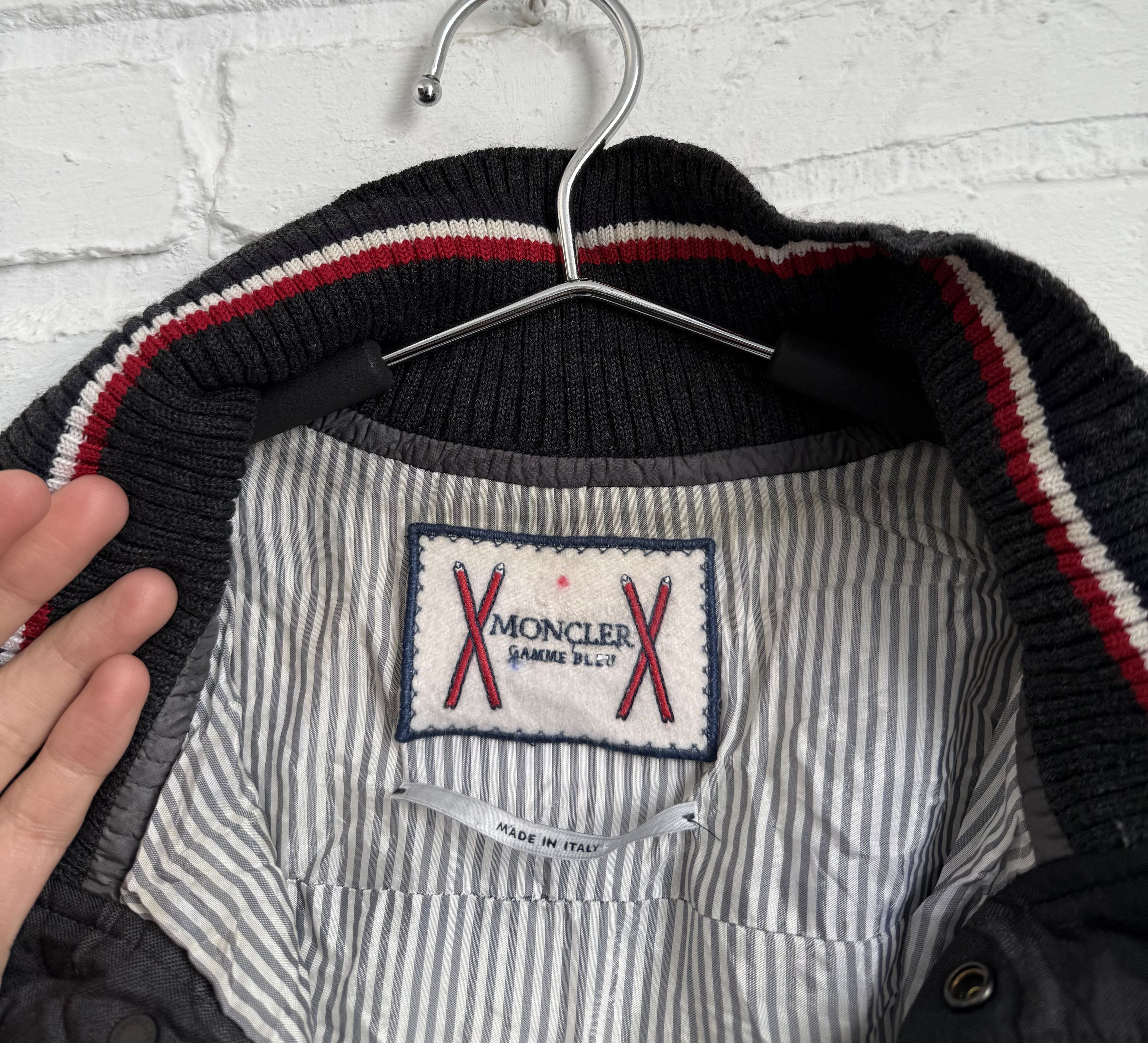 Moncler Gamme Bleu RARE Moncler Gamme Bleu wool camo down jacket Size US M / EU 48-50 / 2 - 3 Thumbnail