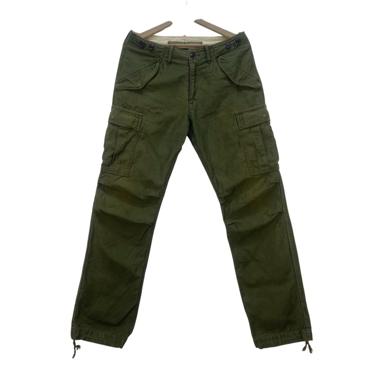 KOJIMA GENES Military Issue M-65 Parachute Bondage Cargo Trousers Size US 31 - 2 Thumbnail