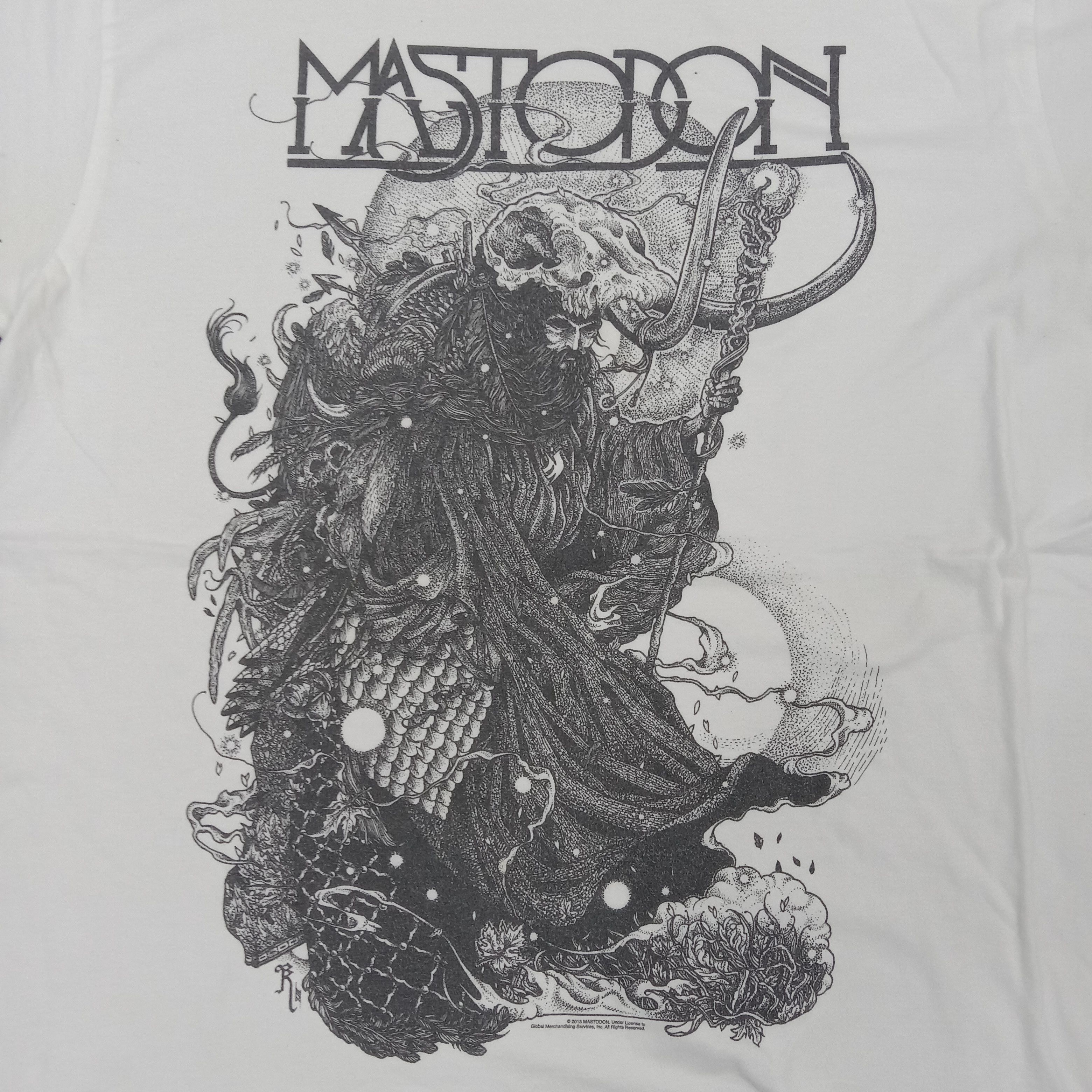 Vintage Mastodon American Rock Band Tour Tshirt Size US XL / EU 56 / 4 - 2 Thumbnail