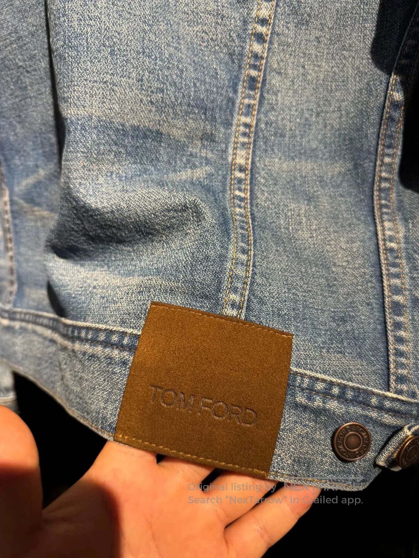 Tom Ford Tom Ford Denim Jacket M. Size US M / EU 48-50 / 2 - 5 Thumbnail