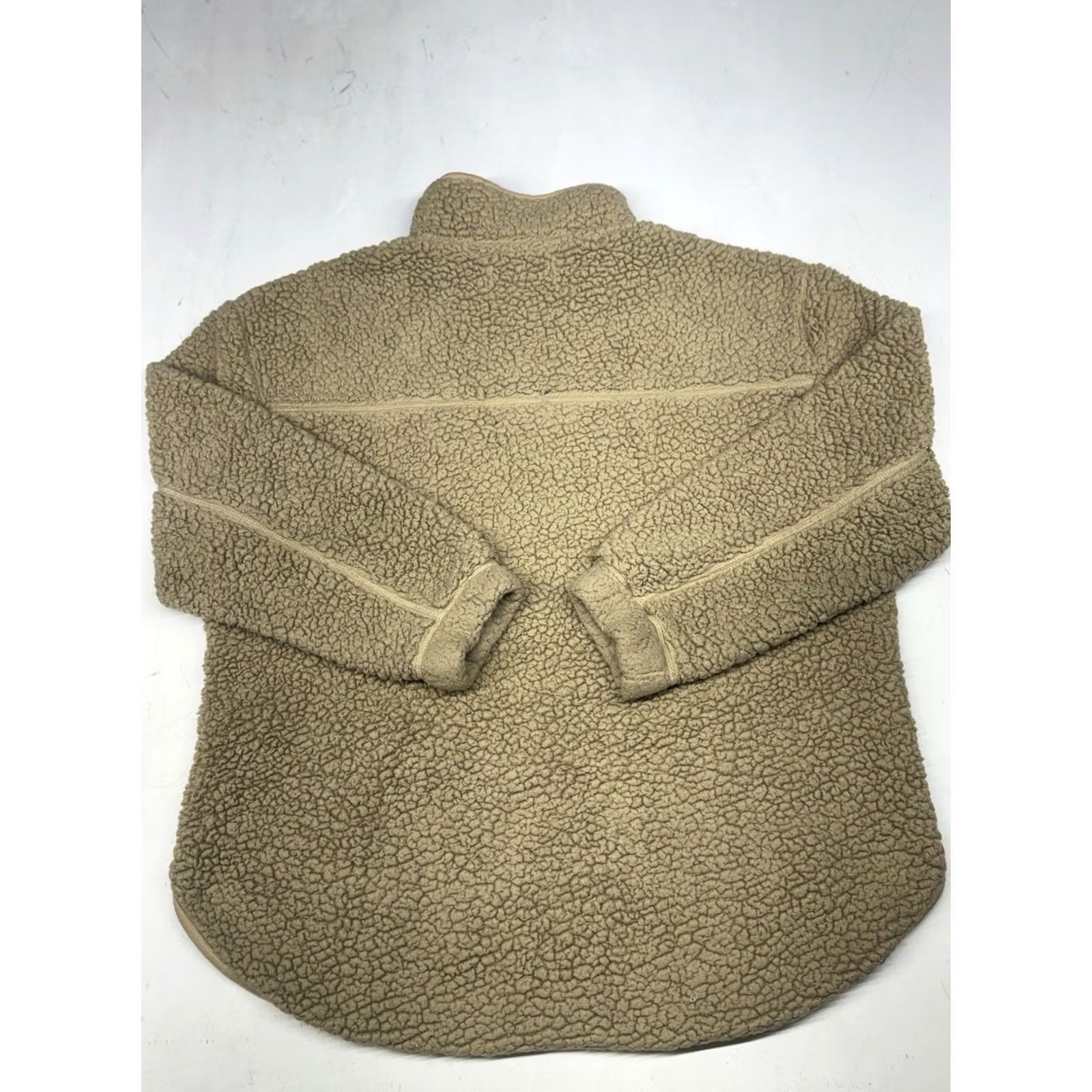 Abercrombie & Fitch Abercrombie & Fitch Pullover Womens XL Mock Neck 1/4 Zip Fleece Outdoor Sweater Brown Mens Womens Girls? Size XL / US 12-14 / IT 48-50 - 7 Thumbnail
