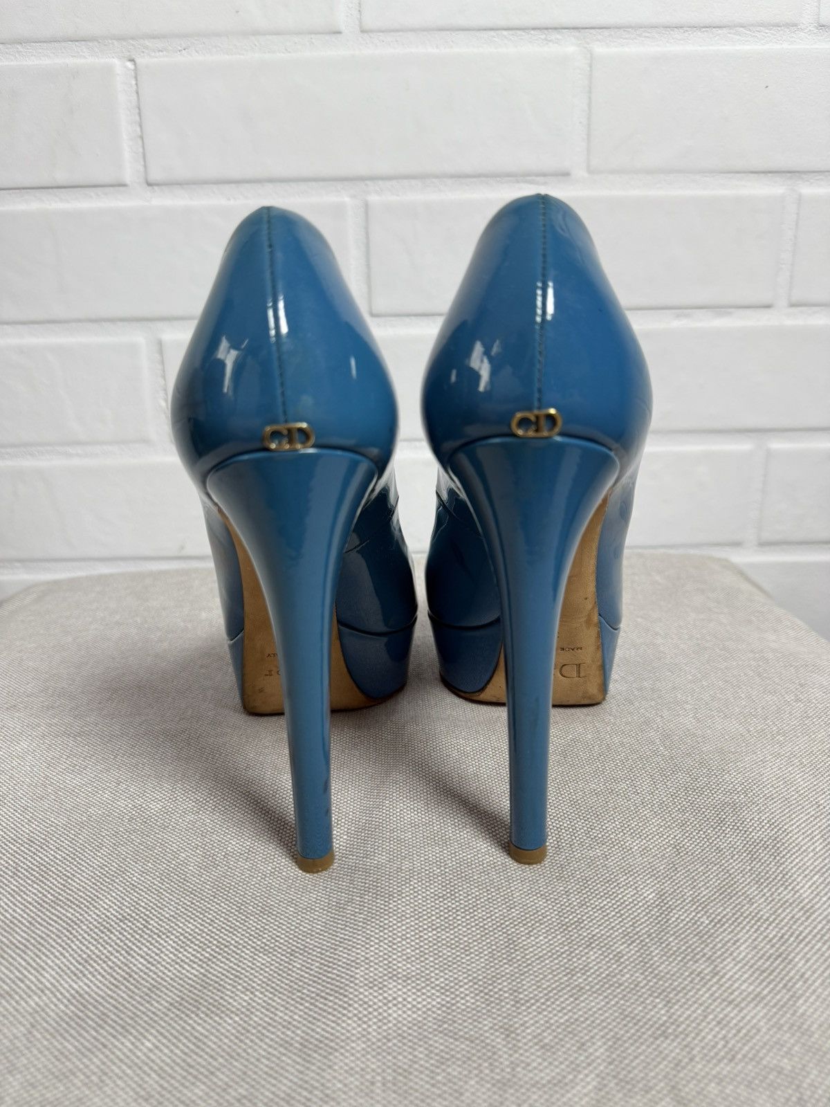 Dior Christian Dior Heels Shoes Patent Leather Size 37 STAINS Size US 7 / IT 37 - 7 Thumbnail
