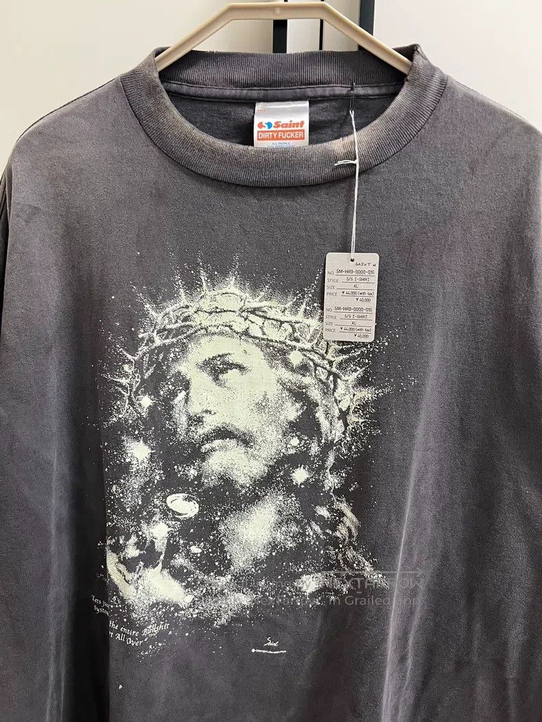 Saint Michael Saint Michael Luminous Jesus Sulphur Dyeing Washing Water Size US XL / EU 56 / 4 - 4 Thumbnail
