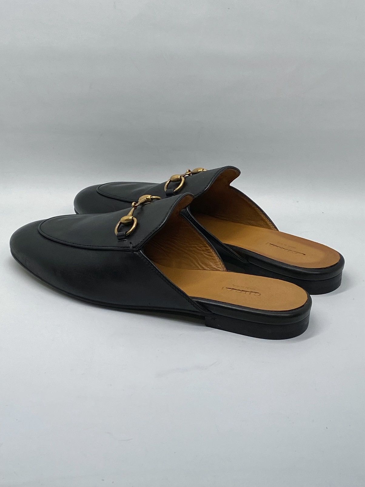 Gucci Gucci Princetown Leather Mules size 37.5 Size US 7.5 / IT 37.5 - 9 Thumbnail