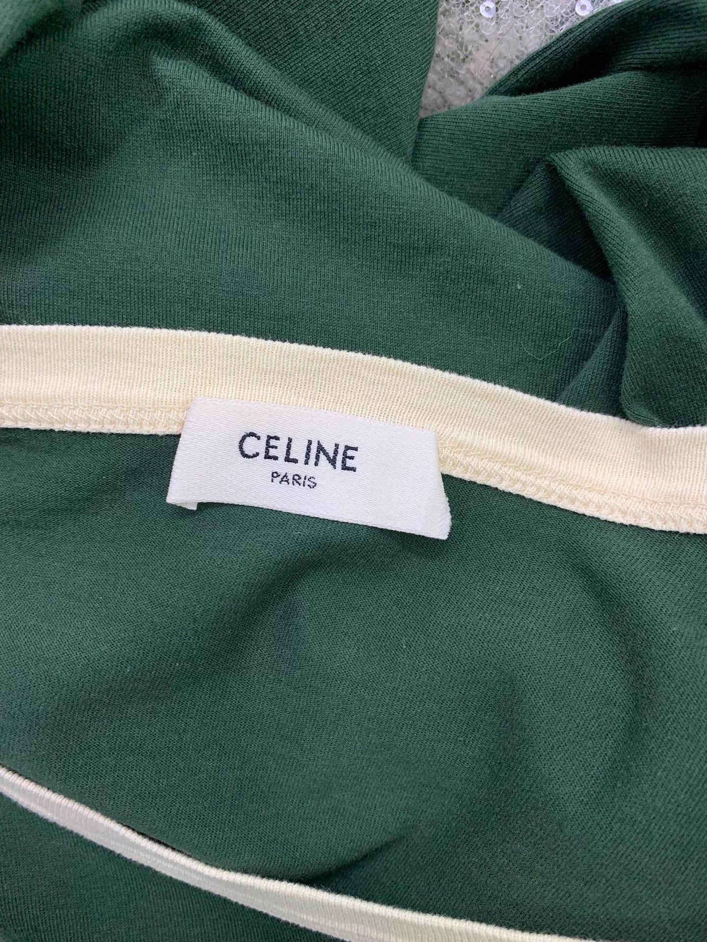 Celine Celine Green Print Short-Sleeve Tee M New Size M / US 6-8 / IT 42-44 - 4 Thumbnail
