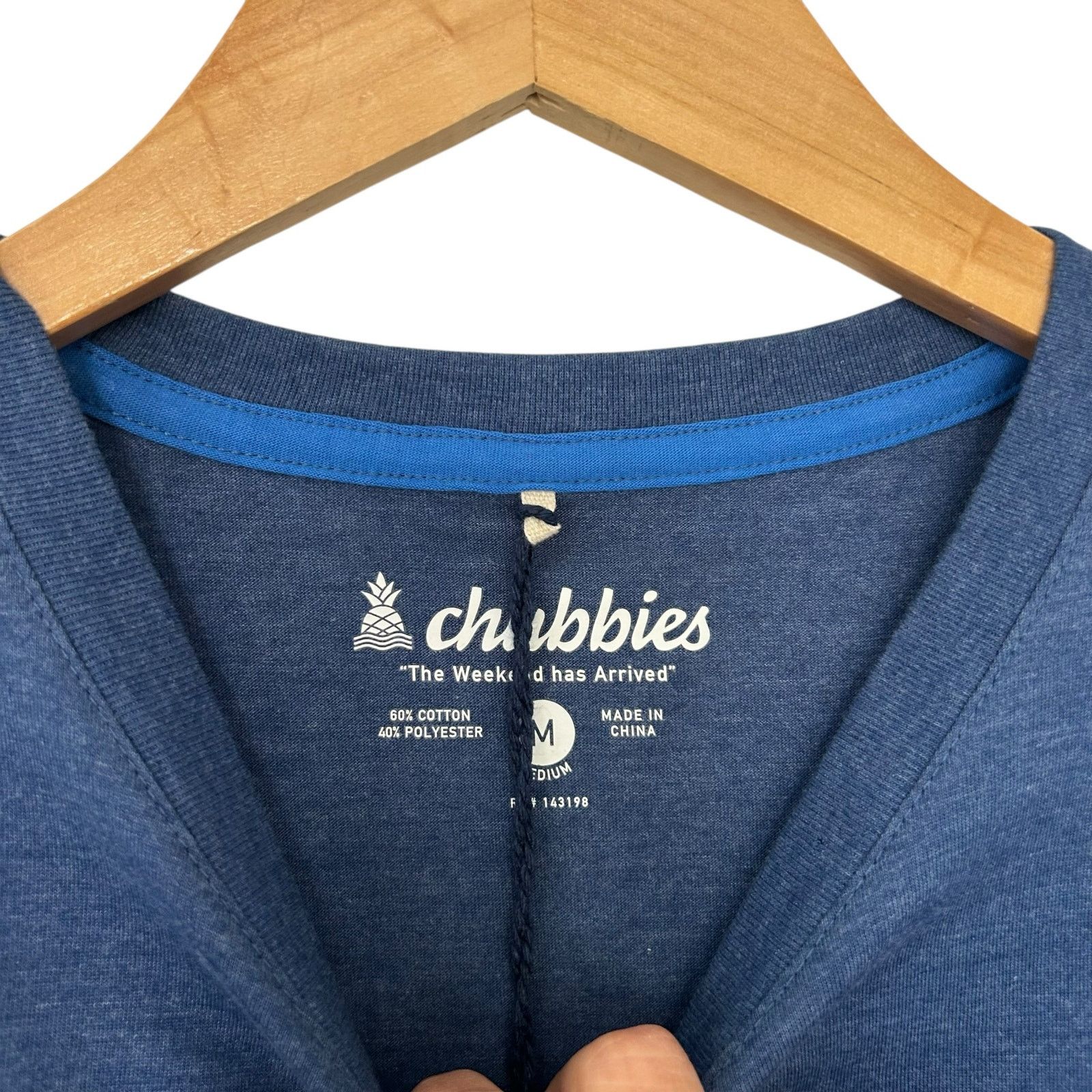 Chubbies Chubbies Christmas Ornament Blue Pocket T Shirt Sz M Size US M / EU 48-50 / 2 - 3 Thumbnail