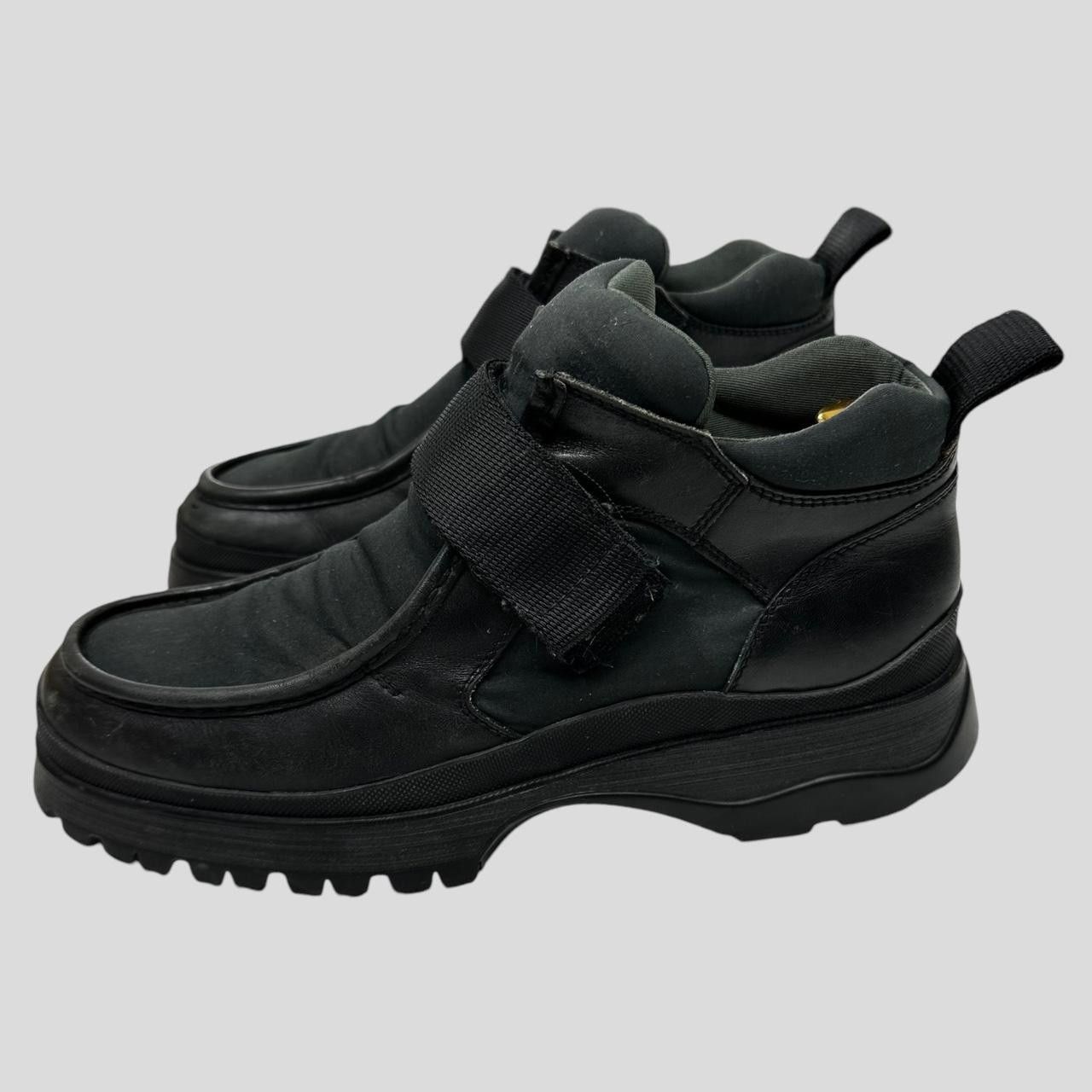 Prada Prada 00’s Leather Low Combat Strap Boots - UK8/8.5 Size US 9 / EU 42 - 3 Thumbnail
