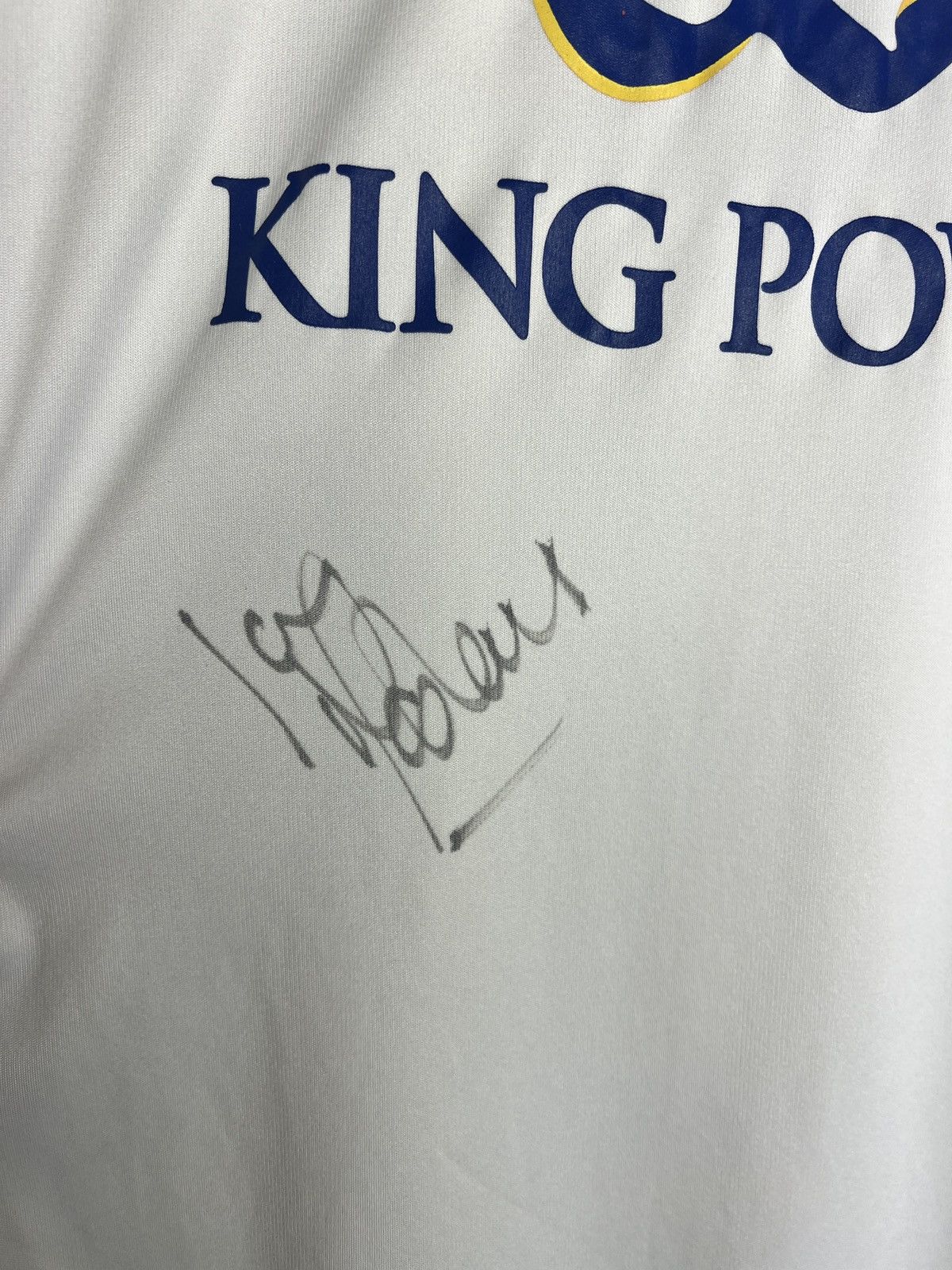 Vintage FC Leicester Signed 2011 2012 Away Burda Soccer Jersey Shirt Size US L / EU 52-54 / 3 - 4 Thumbnail