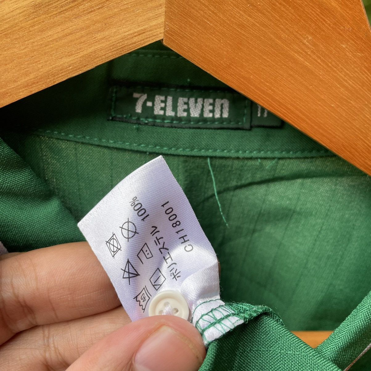 Vintage 🔥Vintage Seven Eleven Big Logo Full Zipper Uniform Shirts Size US M / EU 48-50 / 2 - 11 Thumbnail
