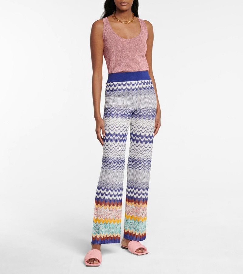 Missoni MISSONI Metallic Pink Tank Top Size 50 IT Size XL / US 12-14 / IT 48-50 - 2 Thumbnail