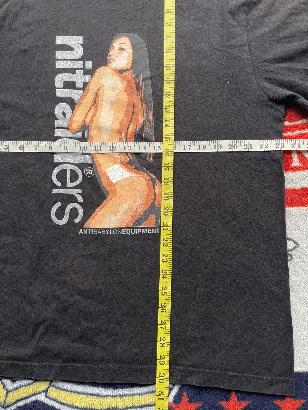 Nitraid Vintage Nitraid Anti Baby Lone Equiment Shirt Tee Size US XXL / EU 58 / 5 - 11 Thumbnail
