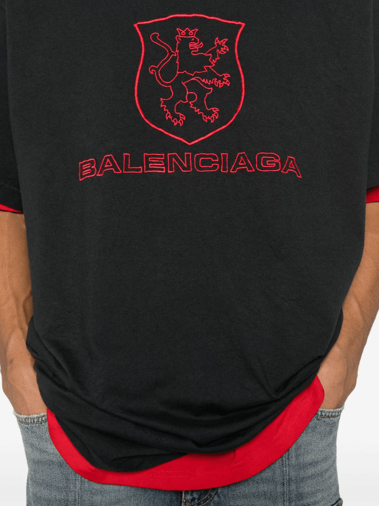 Balenciaga Balenciaga Lion Club Oversized T Shirt Size US S / EU 44-46 / 1 - 5 Thumbnail
