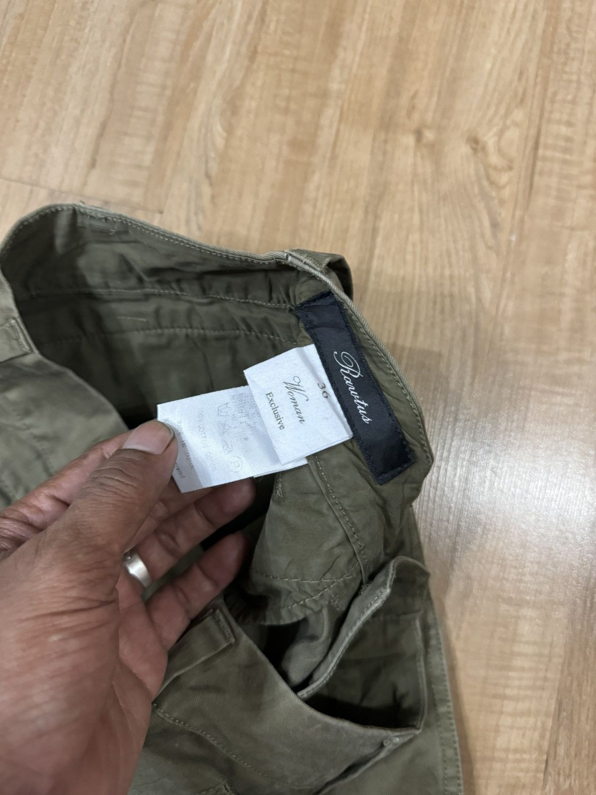 Japanese Brand RAWTUS ZIPPER LEG ARMY PANTS Size 29" - 4 Thumbnail