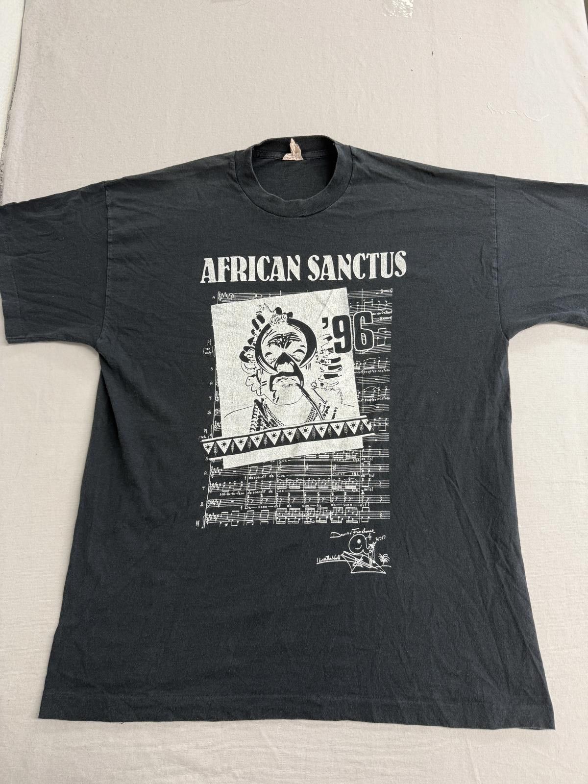 Other Vintage African Sanctus T-shirt 1996 David Fanshawe Tee -XL Size US XL / EU 56 / 4 - 1 Thumbnail