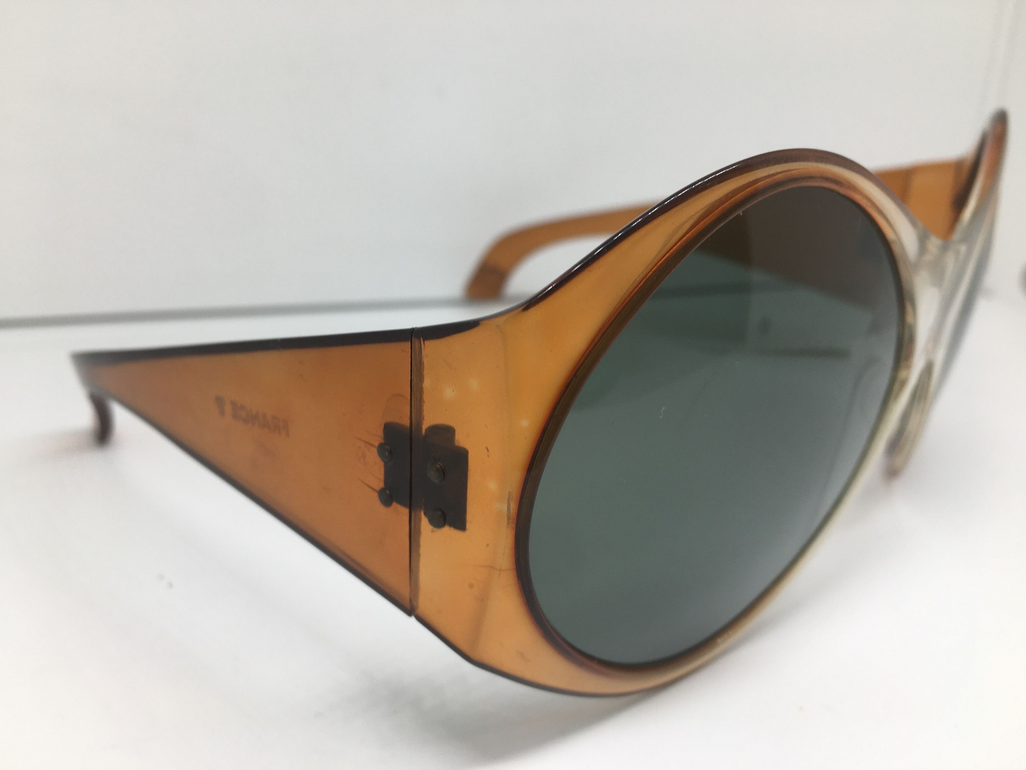 Vintage Vintage Handmade Sunglasses Frame Tempered Glass Lens France Size ONE SIZE - 2 Thumbnail