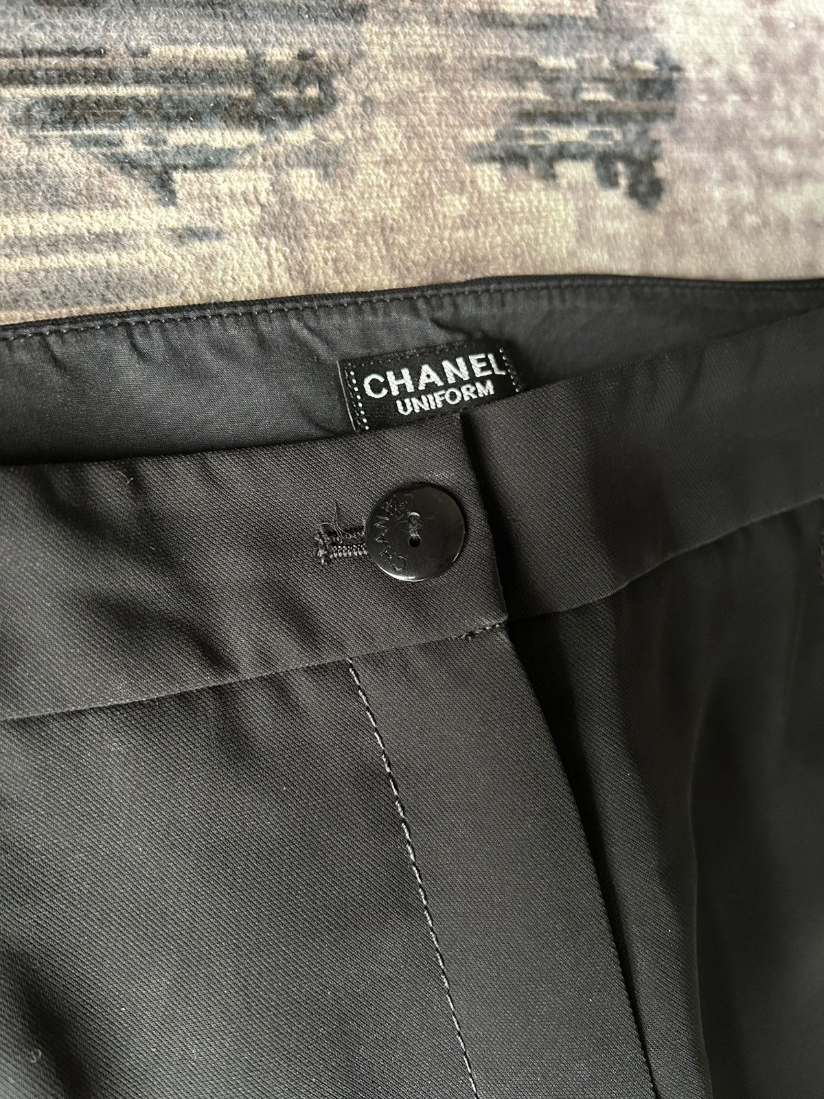 Chanel Vintage Chanel Trousers Black Pants Size 27" / US 4 / IT 40 - 13 Thumbnail