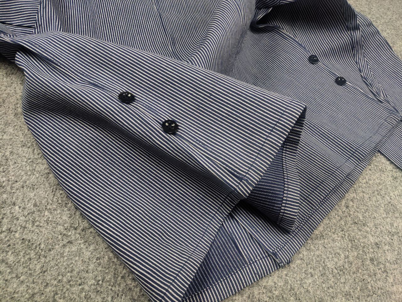 Vintage Marsum Vintage Hickory Stripe French Chore Works Jacket Size US L / EU 52-54 / 3 - 8 Thumbnail