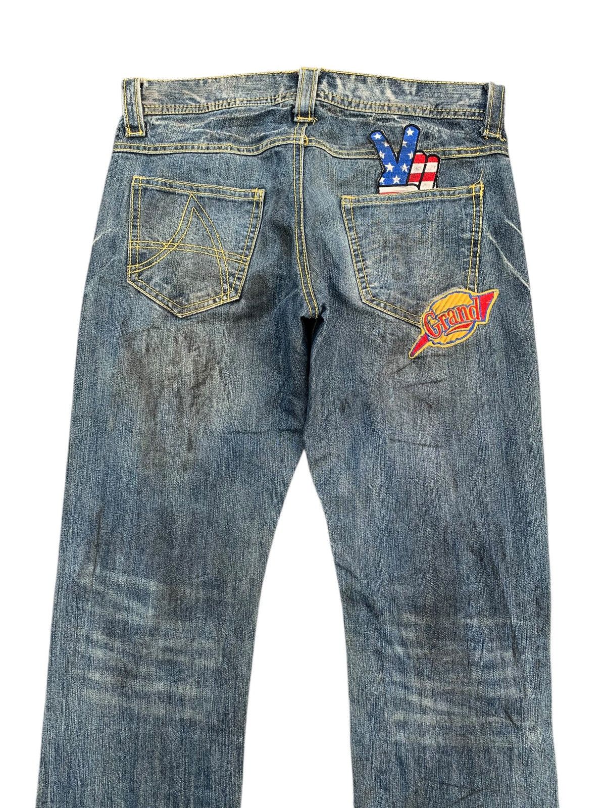 Kapital IN THE ATTIC RUSTY ROCK PUNK DISTRESSED DENIM Size US 32 / EU 48 - 7 Thumbnail