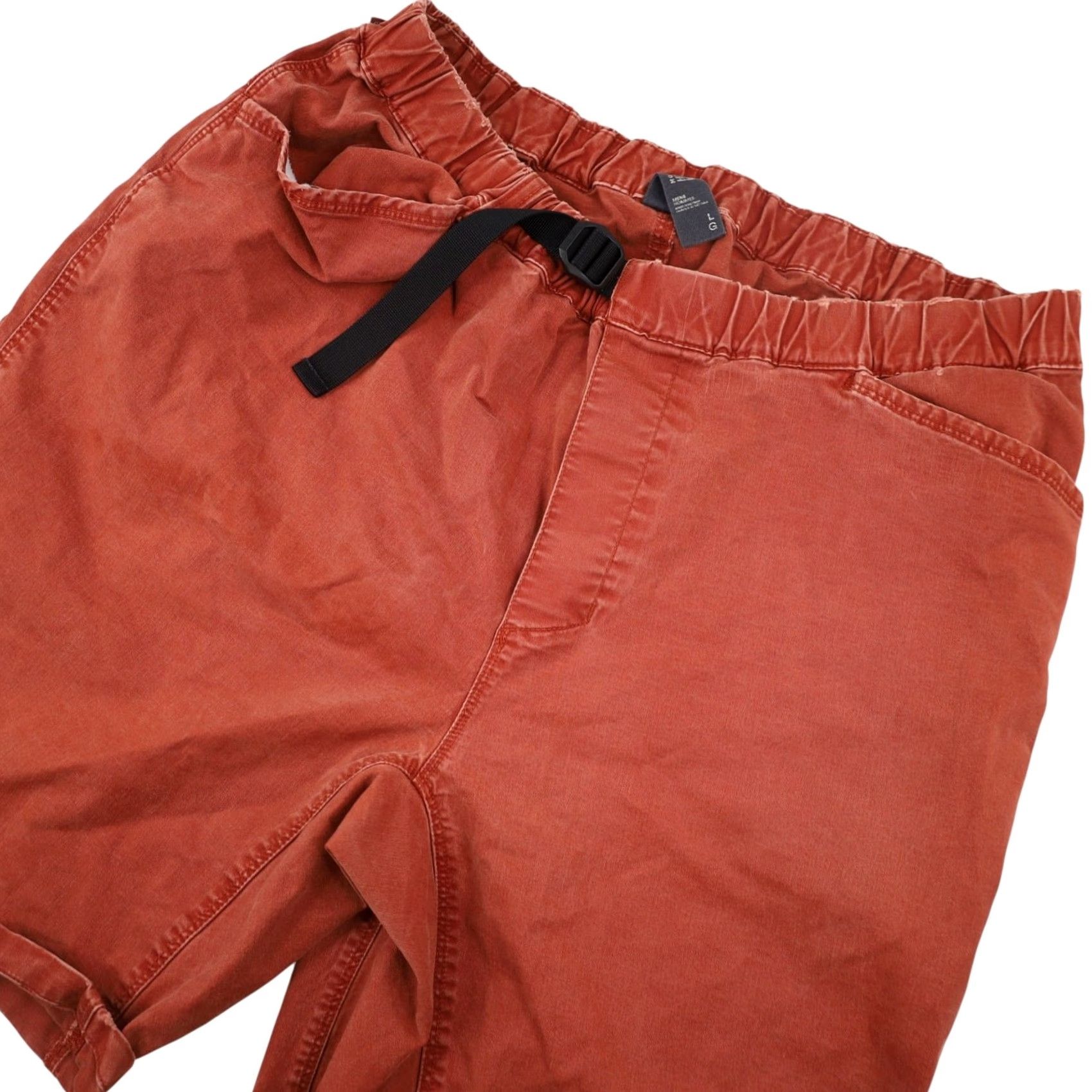 Mountain Hardwear VINTAGE Mountain Hardwear Burt Orange Adventure Shorts Mens Large L Orange Cargo 90s Beachwear Boys Womens Size US 33 - 2 Thumbnail