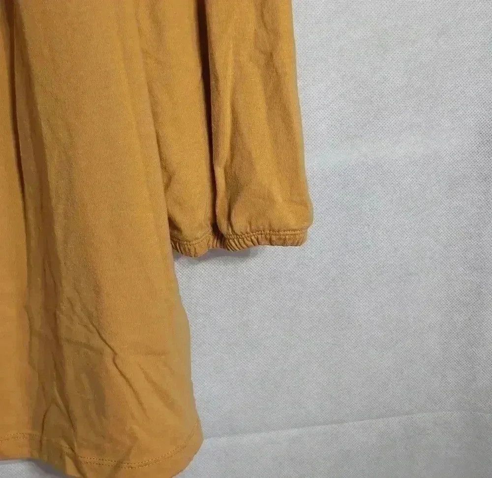 Designer Denim 24/7 Ladies Mustard Yellow top with woven detail sz 3 Size S / US 4 / IT 40 - 3 Thumbnail