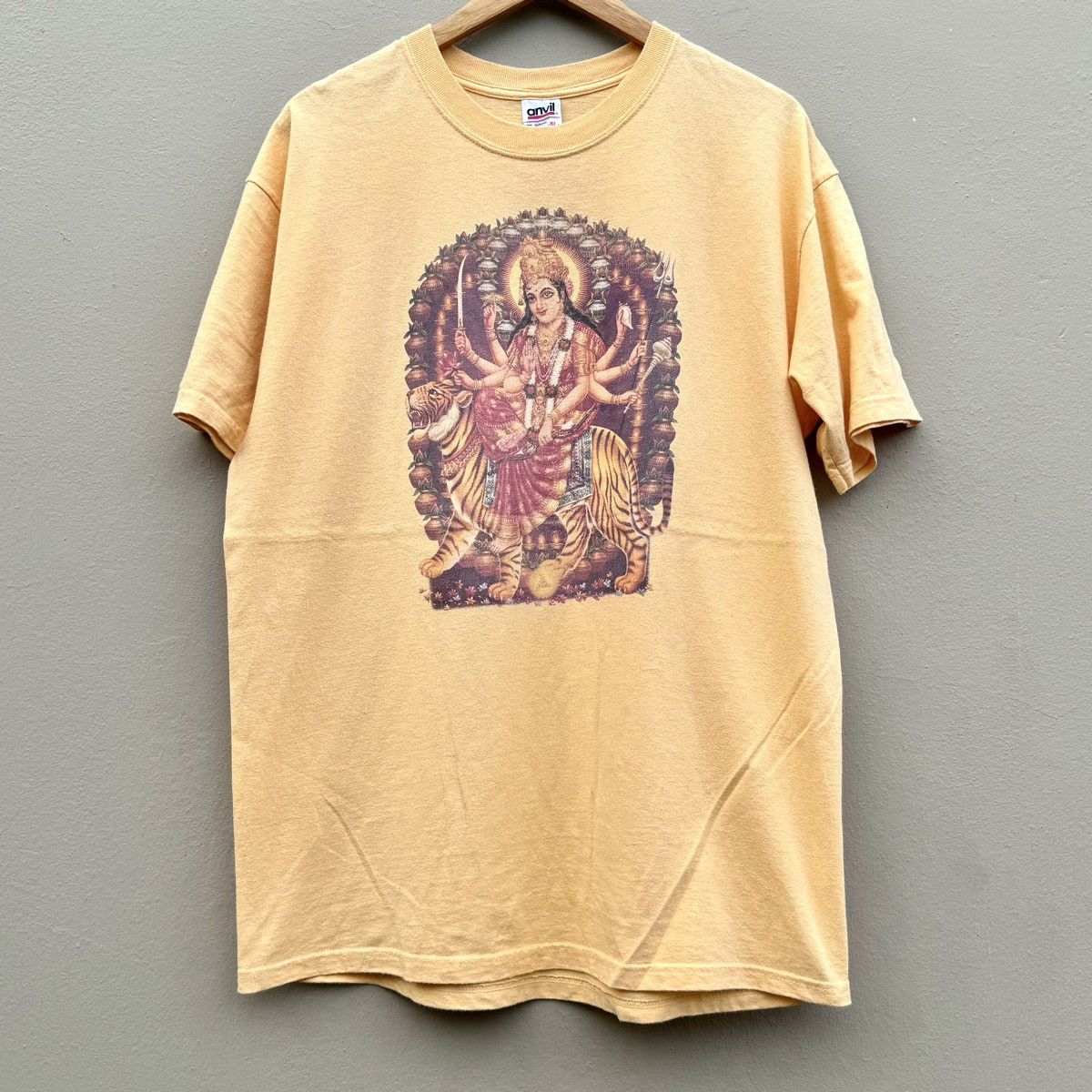 Vintage Vintage durga goddess rare tee Size US XL / EU 56 / 4 - 1 Thumbnail
