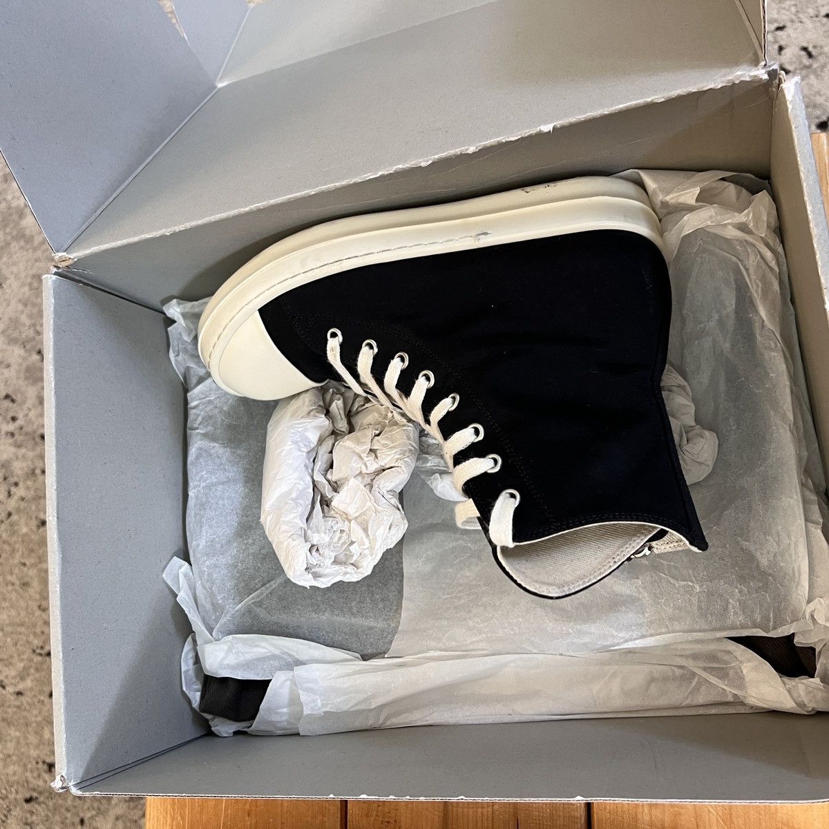 Rick Owens Drkshdw Rick Owens Ramones High Size US 7 / IT 37 - 8 Thumbnail