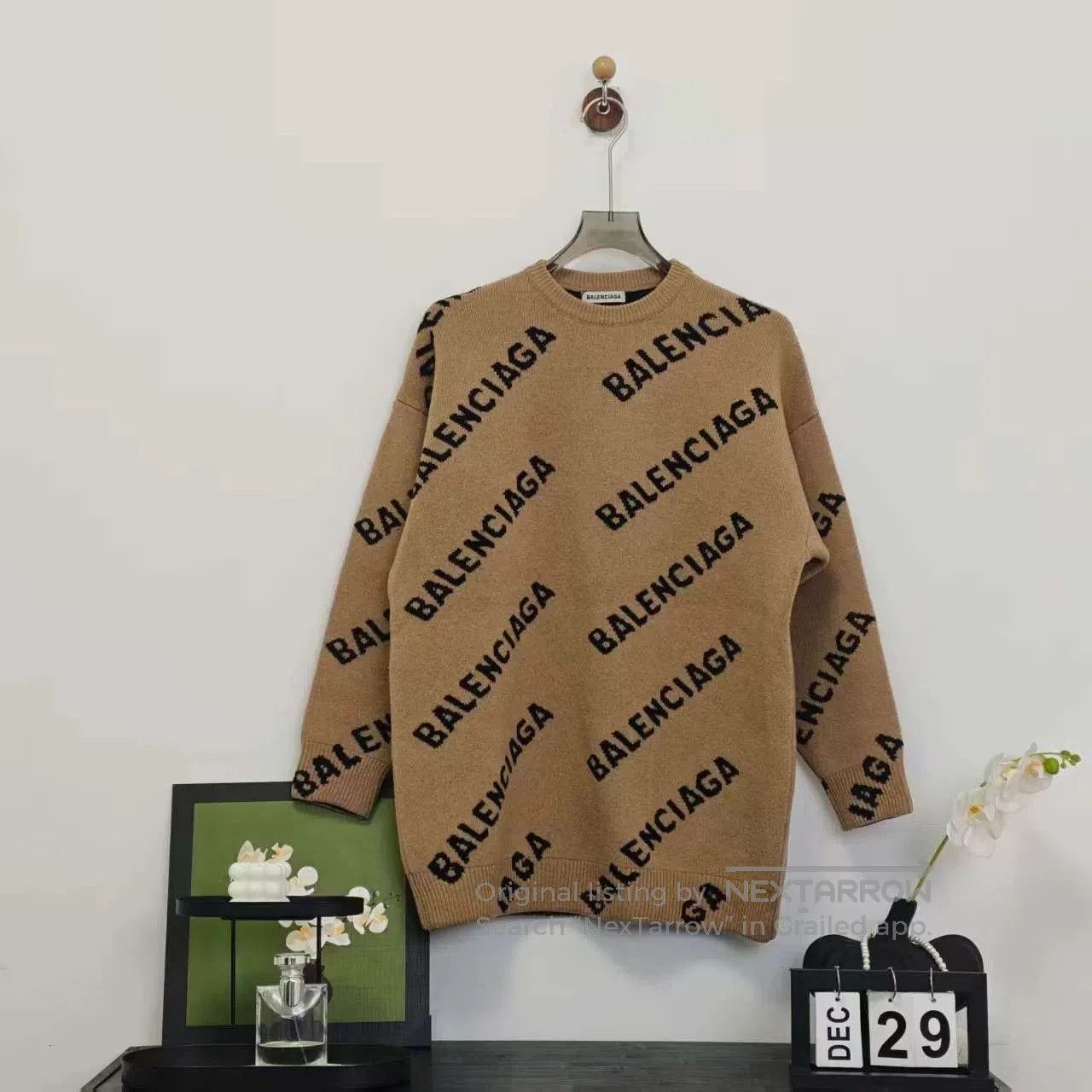 Balenciaga Balenciaga Logo Knit Sweater Size Small. Size US S / EU 44-46 / 1 - 1 Thumbnail