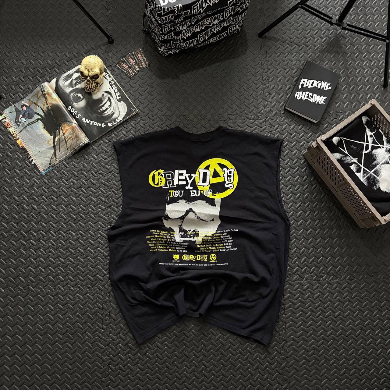 Fuck The Population × G59 Records Suicideboys Grey Day Tour Europe 2023 12 Tee T-shirt FTP Size US XXL / EU 58 / 5 - 1 Thumbnail