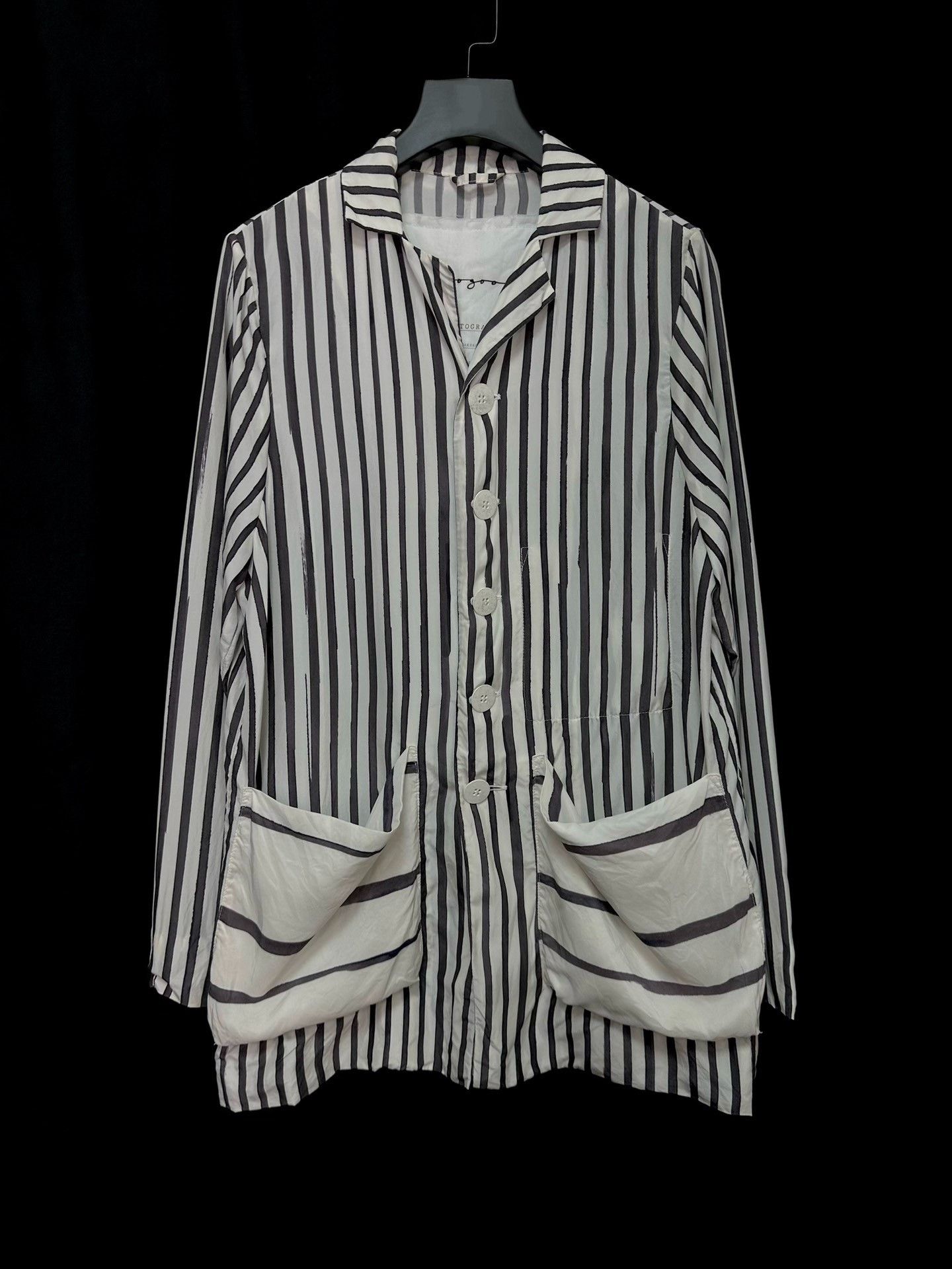 Toogood toogood Silk Hand-painted Striped Coat Size M / US 6-8 / IT 42-44 - 1 Thumbnail