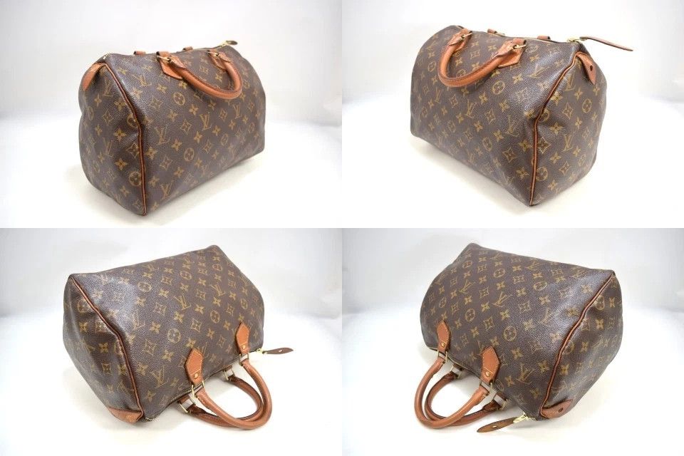 Louis Vuitton Auth Louis Vuitton Speedy 30 Hand Bag Monogram Canvas M41526 Size ONE SIZE - 3 Thumbnail