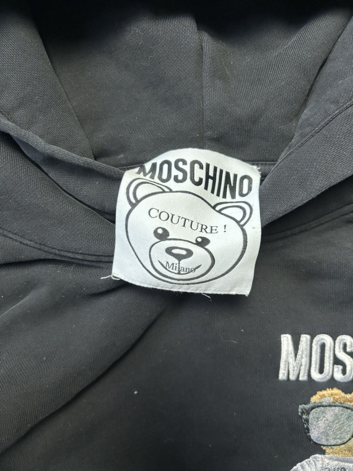 Designer × Moschino Vintage Moschino Cheap and Chic Bear Crewneck Hoodie Size XS / US 0-2 / IT 36-38 - 7 Thumbnail