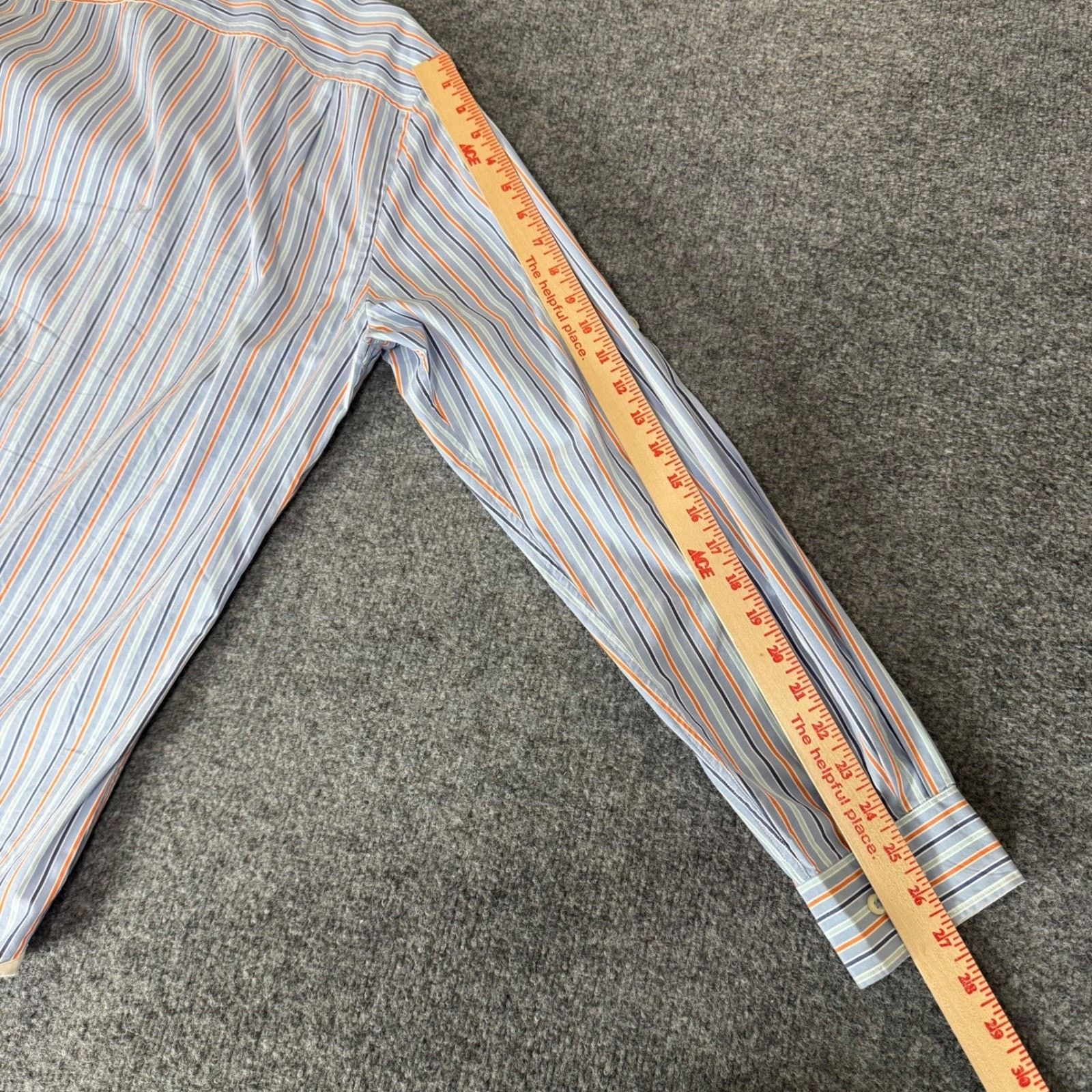 Thomas Pink Thomas Pink Shirt Mens L Blue Striped Luxury Dress Office Size US L / EU 52-54 / 3 - 7 Thumbnail