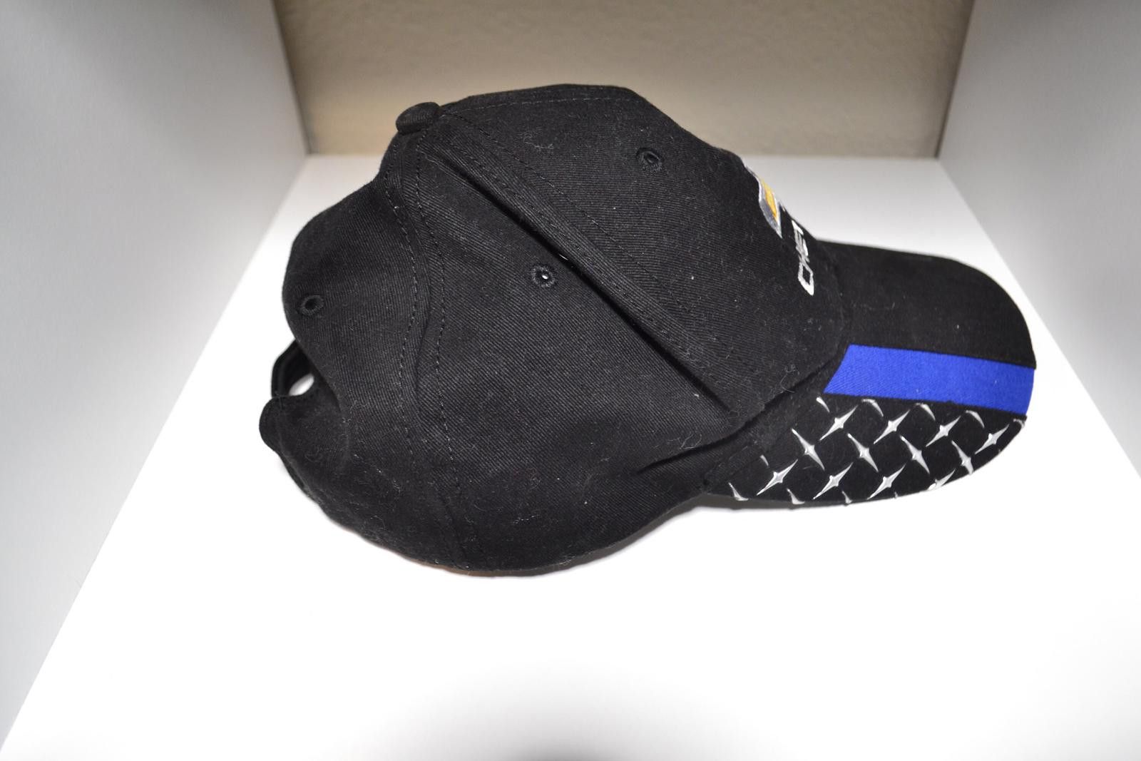 Chevrolet Chevrolet Black Baseball Cap with Blue Stripe and Logo Size ONE SIZE - 5 Thumbnail