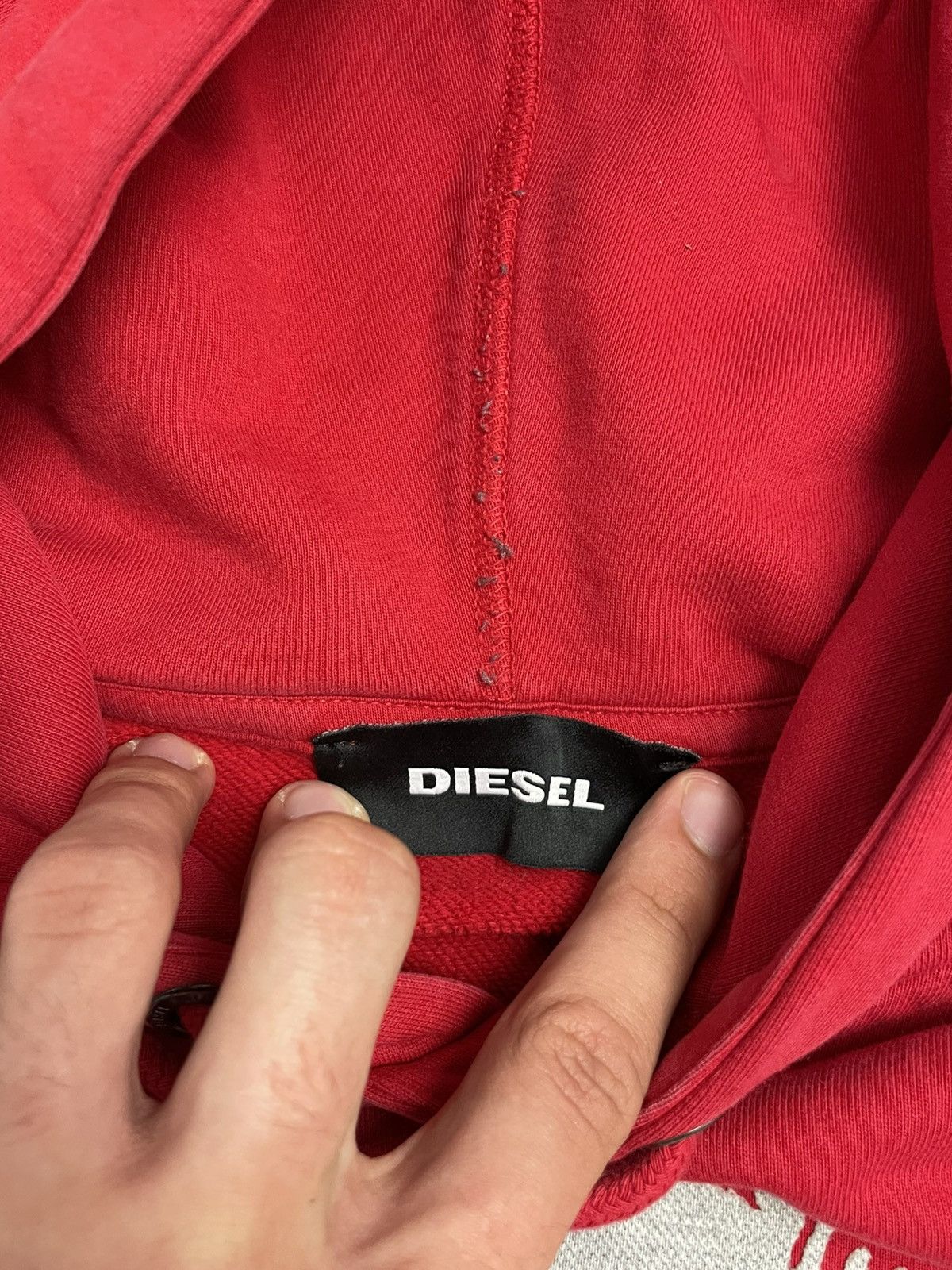 Diesel Vintage Diesel Big Logo Hoodie Japanese Style Y2K Size US L / EU 52-54 / 3 - 8 Thumbnail