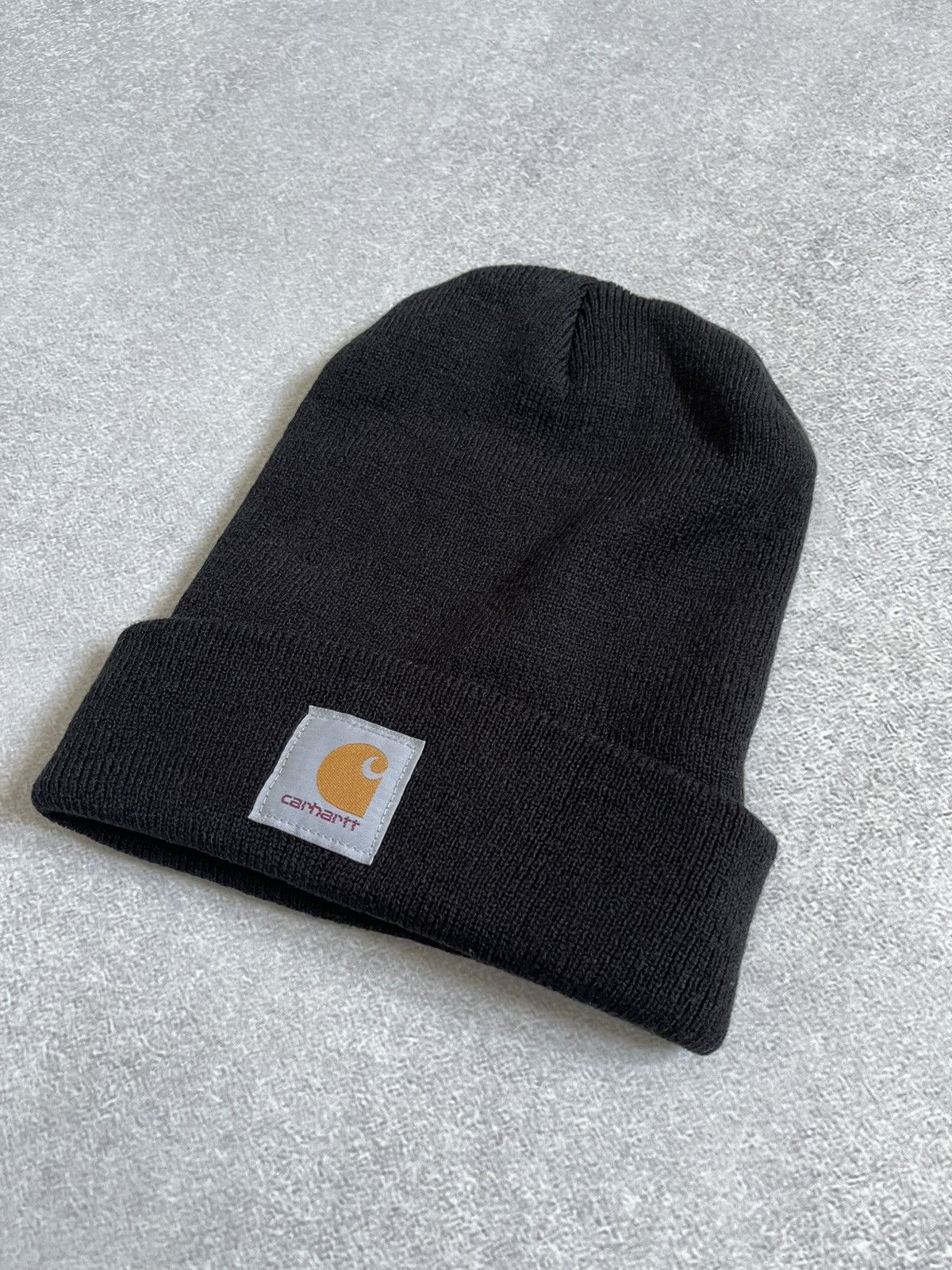 Carhartt Vintage Carhartt Black Stretch Beanie Hat Watch Acrylic Hat Size ONE SIZE - 3 Thumbnail
