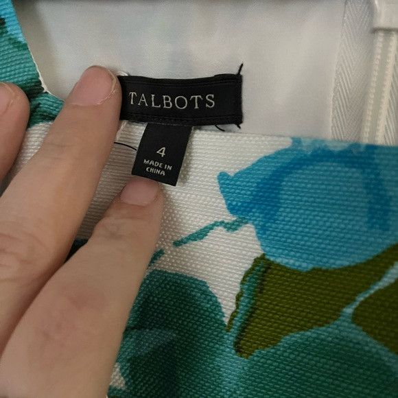 Talbots Talbots tropical Floral Sheath Sleeveless dress sz 4 NWT Size S / US 4 / IT 40 - 4 Thumbnail