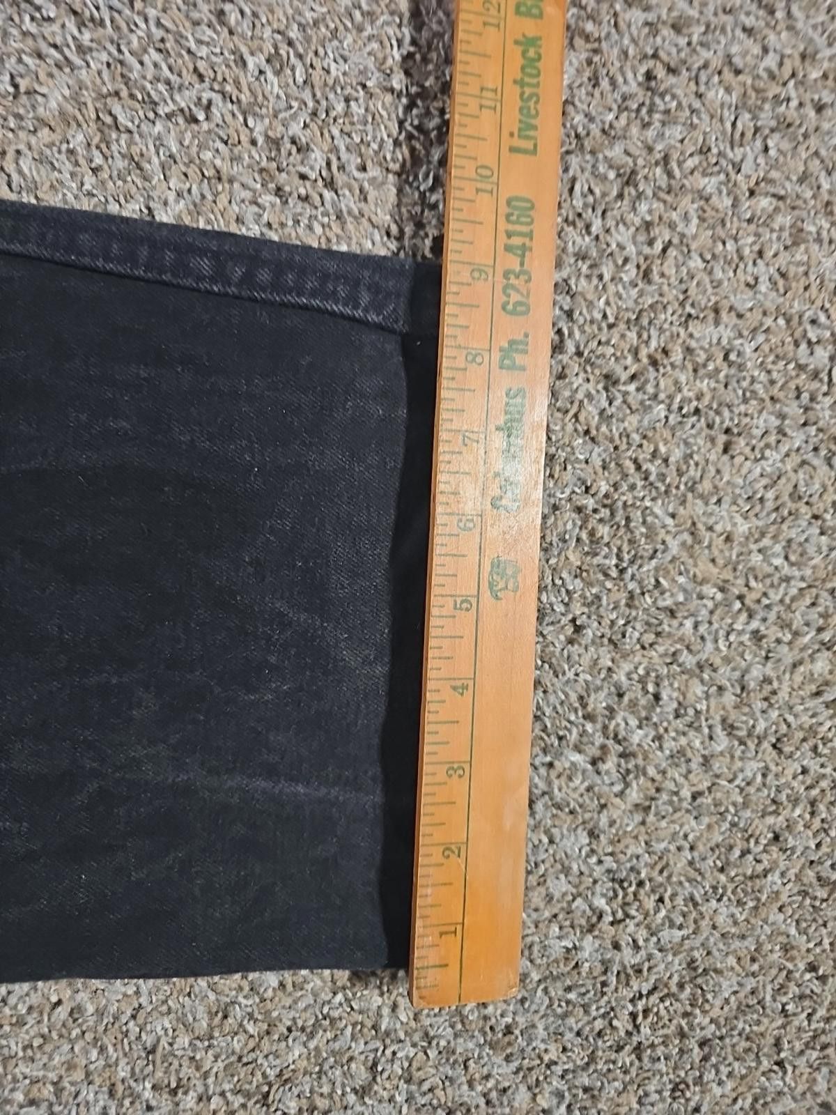 Arizona Jean Co. Arizona Premium Denim Relaxed Black Jeans Approx 40x32 Size US 40 / EU 56 - 7 Thumbnail