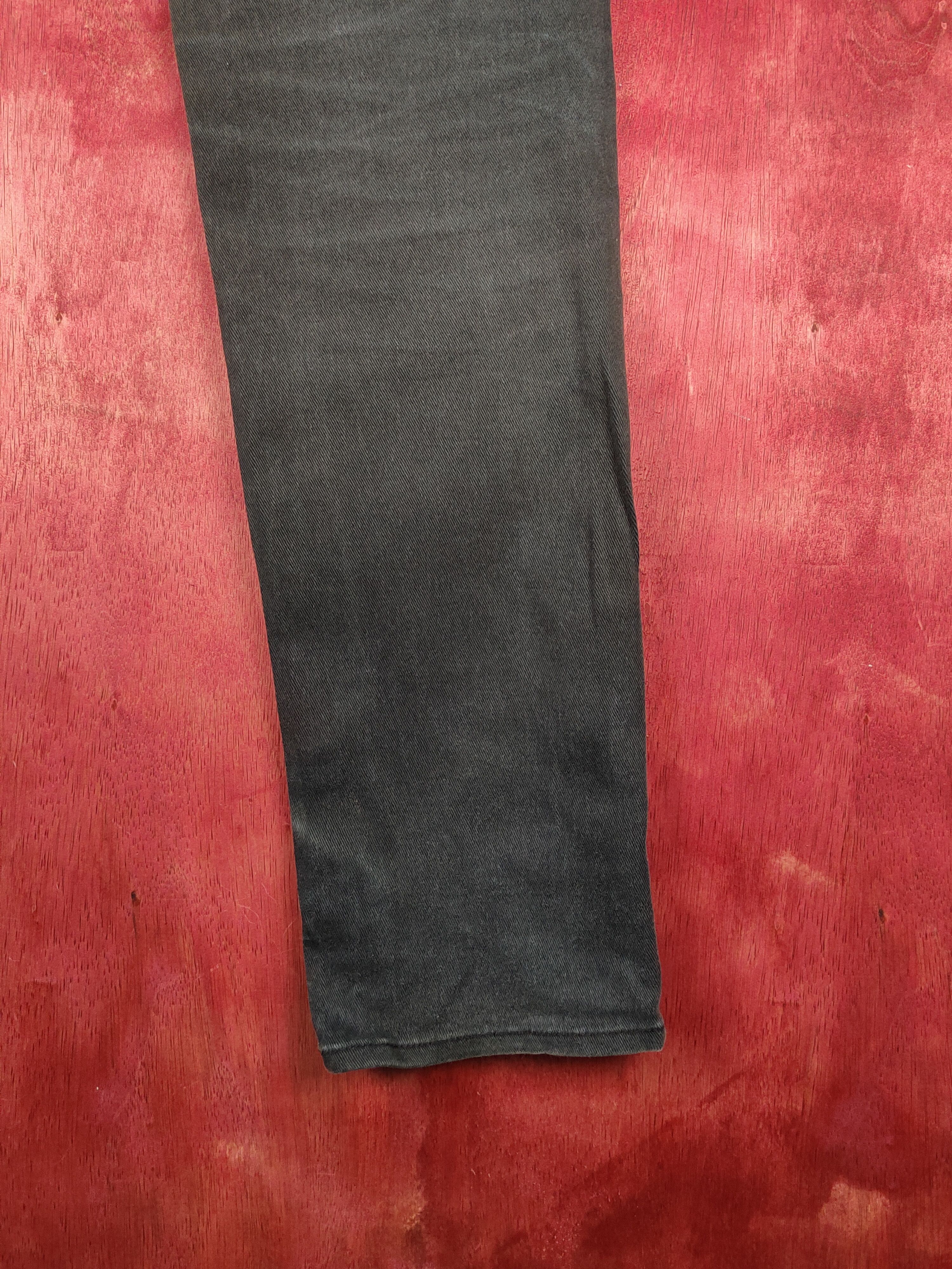 GU Gu Black Faded Distressed Ripped Skinny Jeans #S2316 Size US 30 / EU 46 - 11 Thumbnail