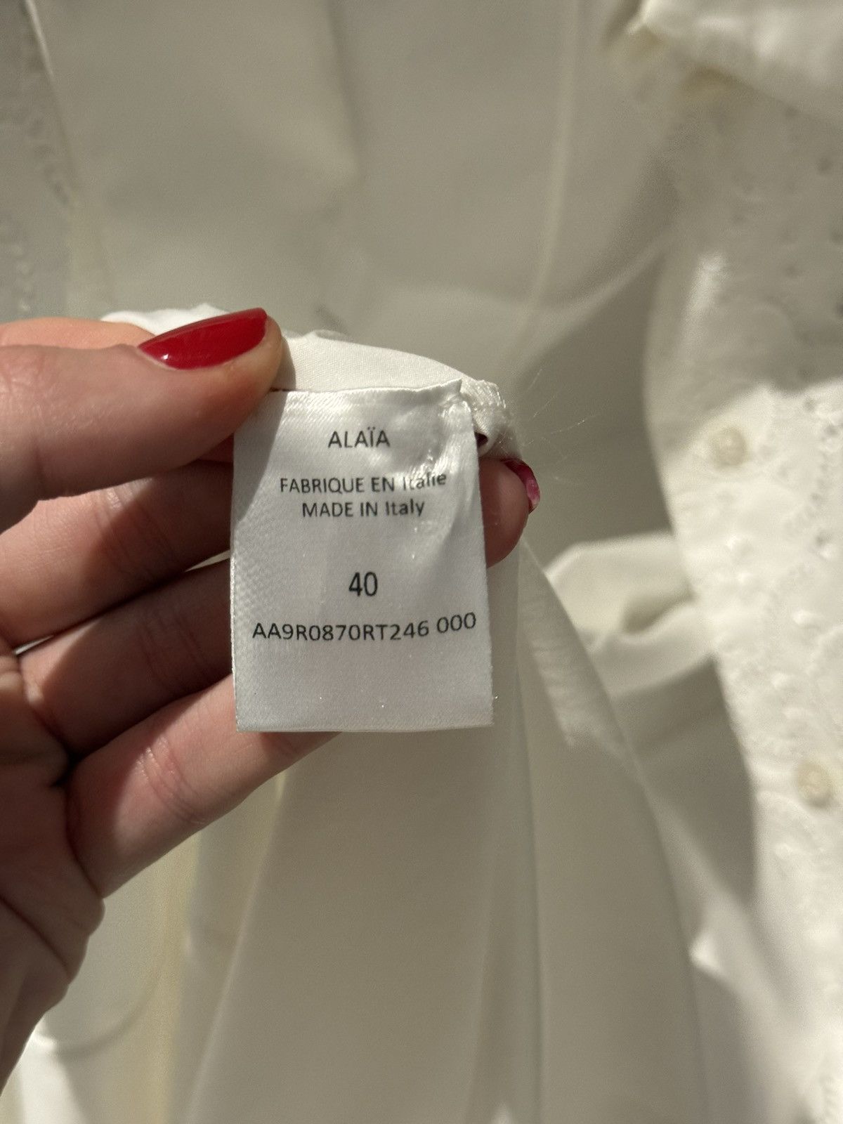 Alaia Alaia Cotton Dress Size M / US 6-8 / IT 42-44 - 6 Thumbnail